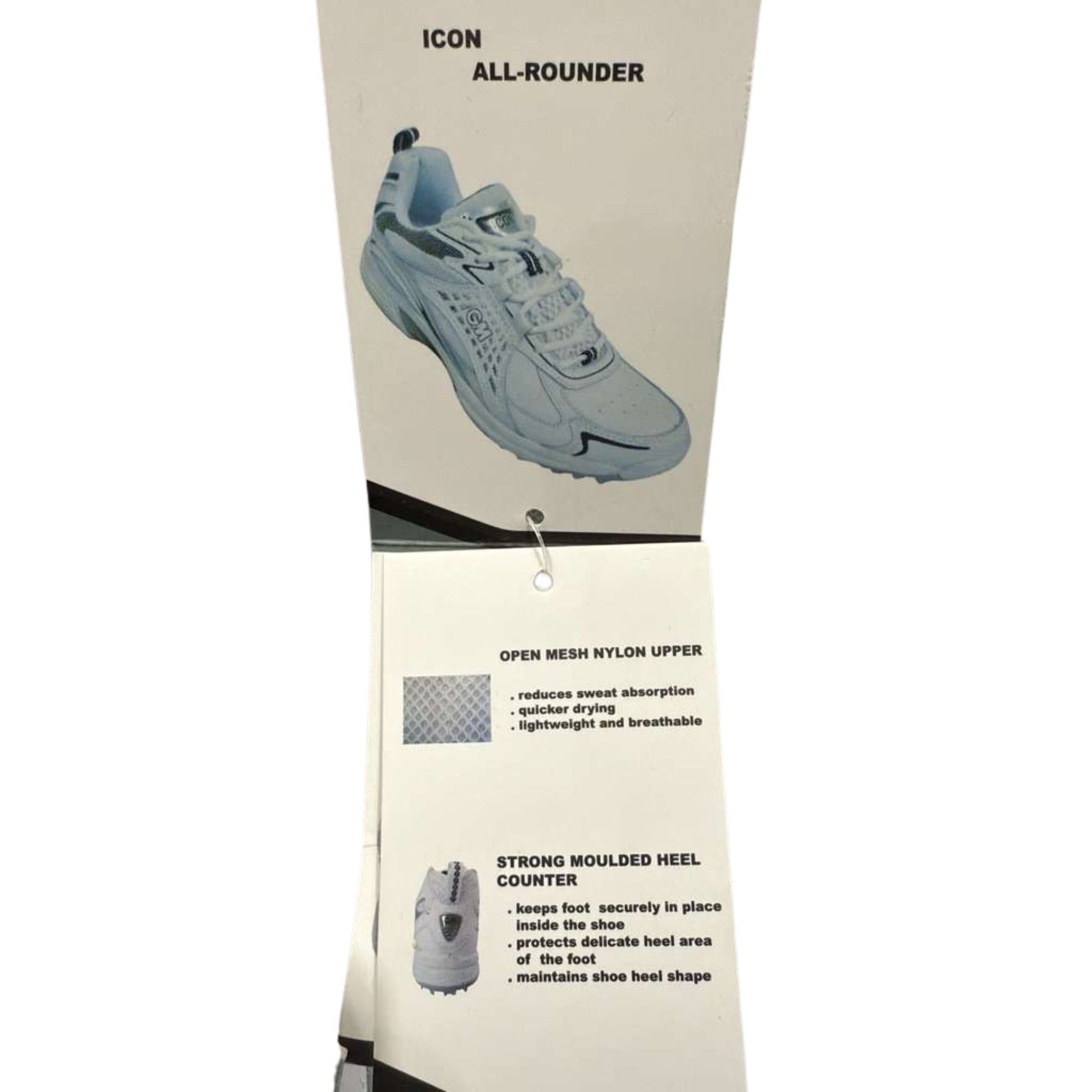 GM Cricket Shoes Icon All Rounder White
