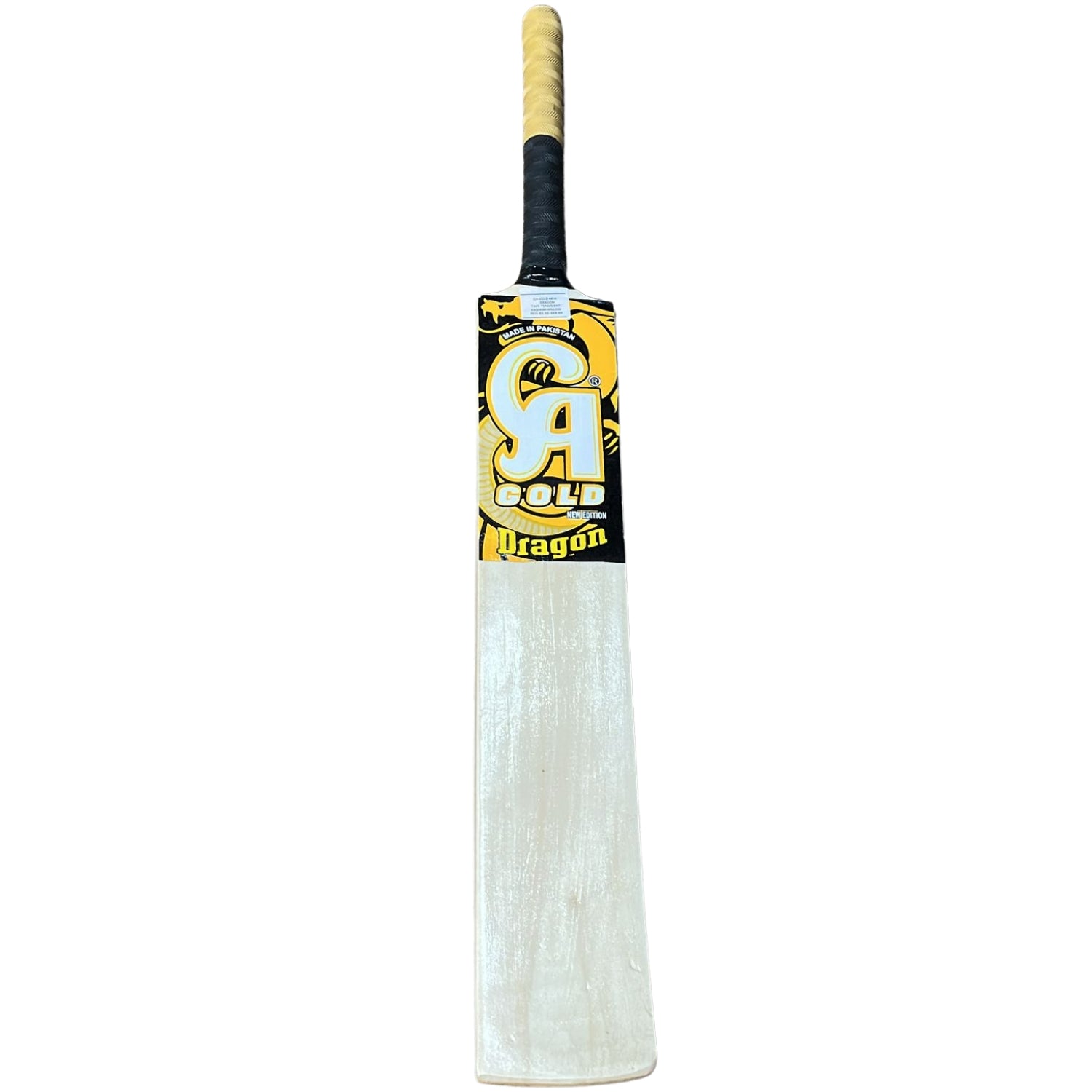 CA Cricket Bat Gold New Edition Dragon Tape Tennis