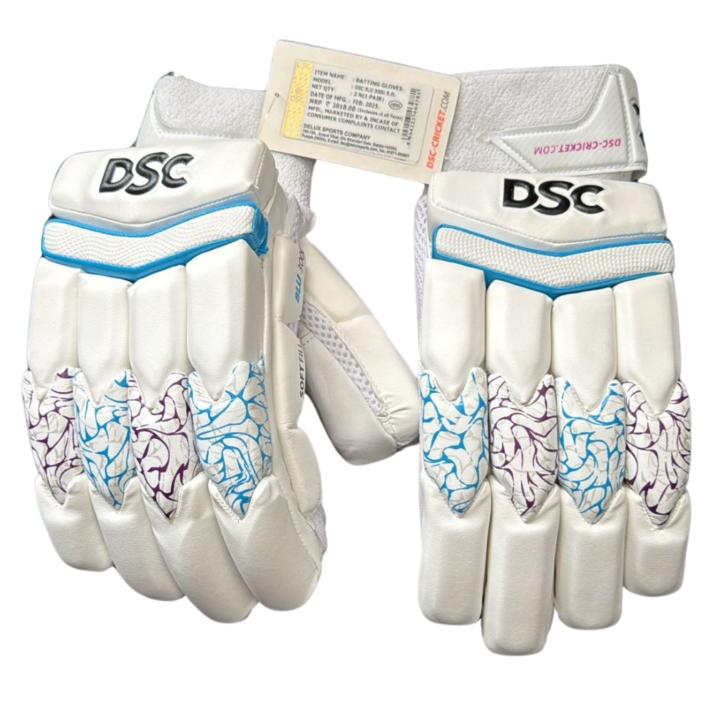 0.05 DSC Batting Gloves Blue-3000