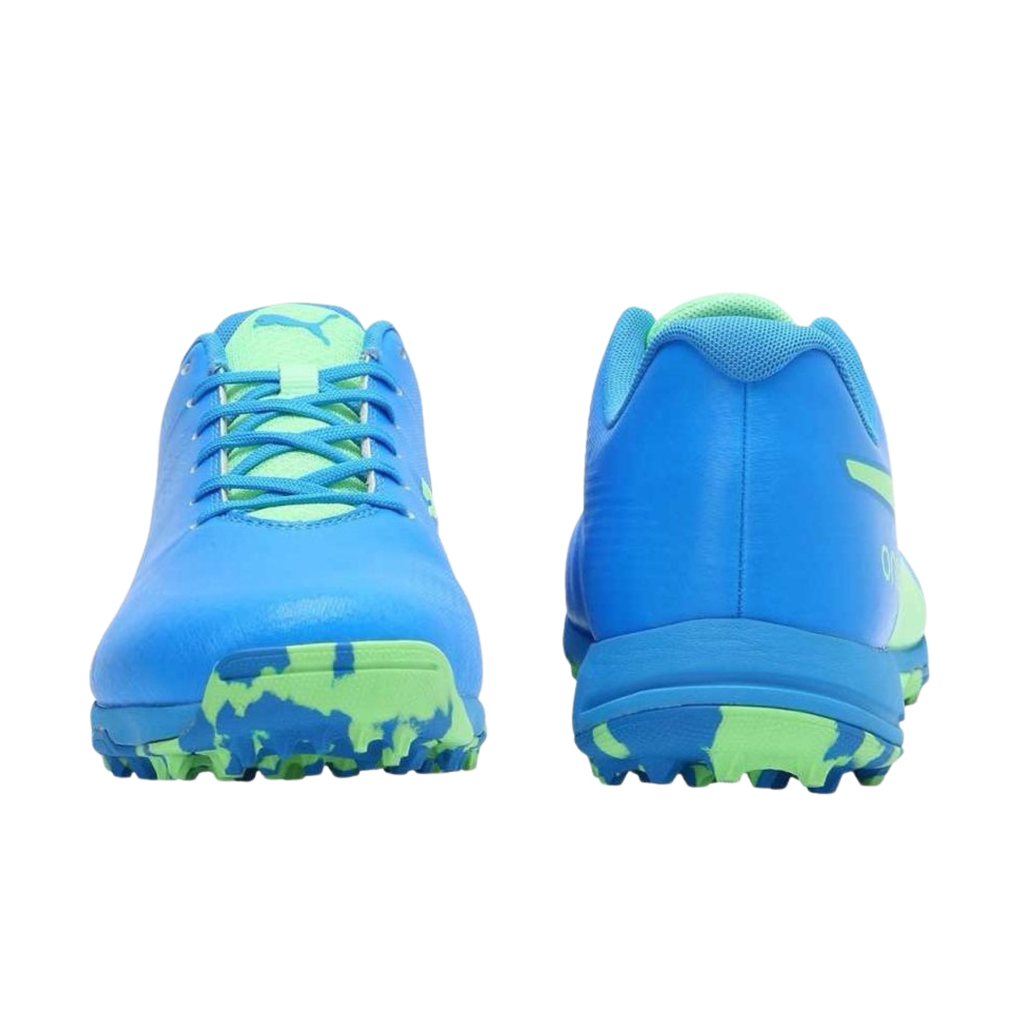 Puma Cricket Shoes One 8 Royal Blue & Green