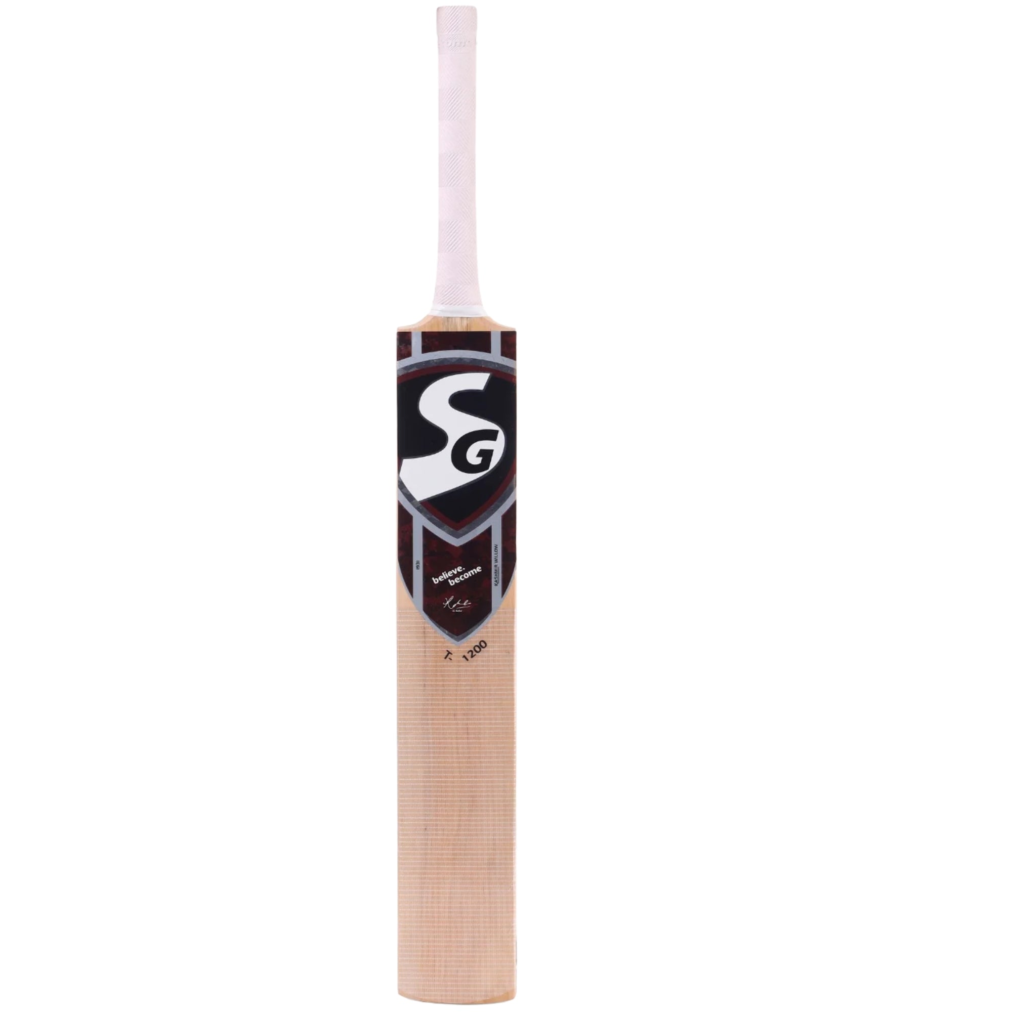SG Cricket Bat T1200 Hard Tennis Kashmir Willow