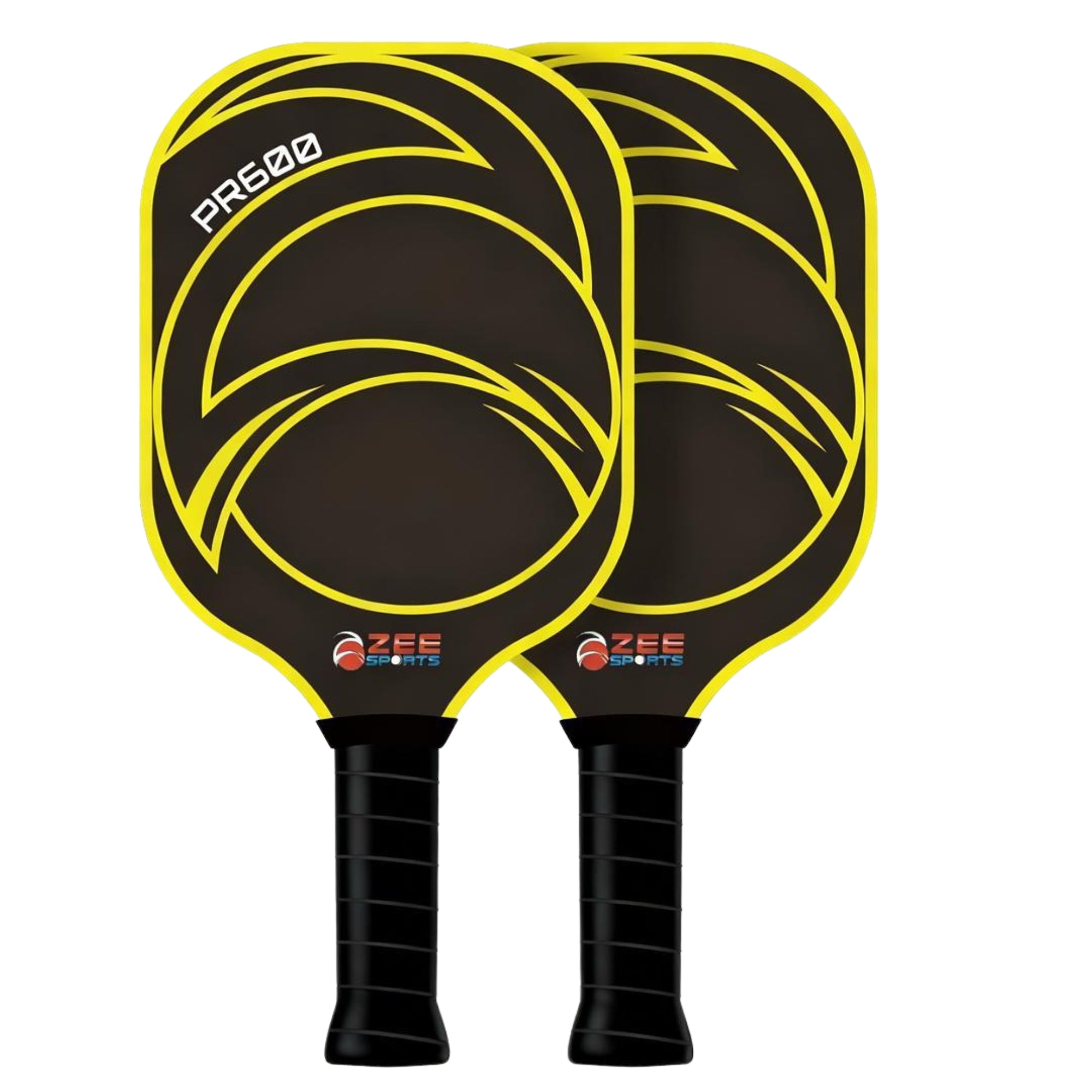 Zee Sports Paddles Pickle Ball Rackets PR600 Vibrant Yellow/Black