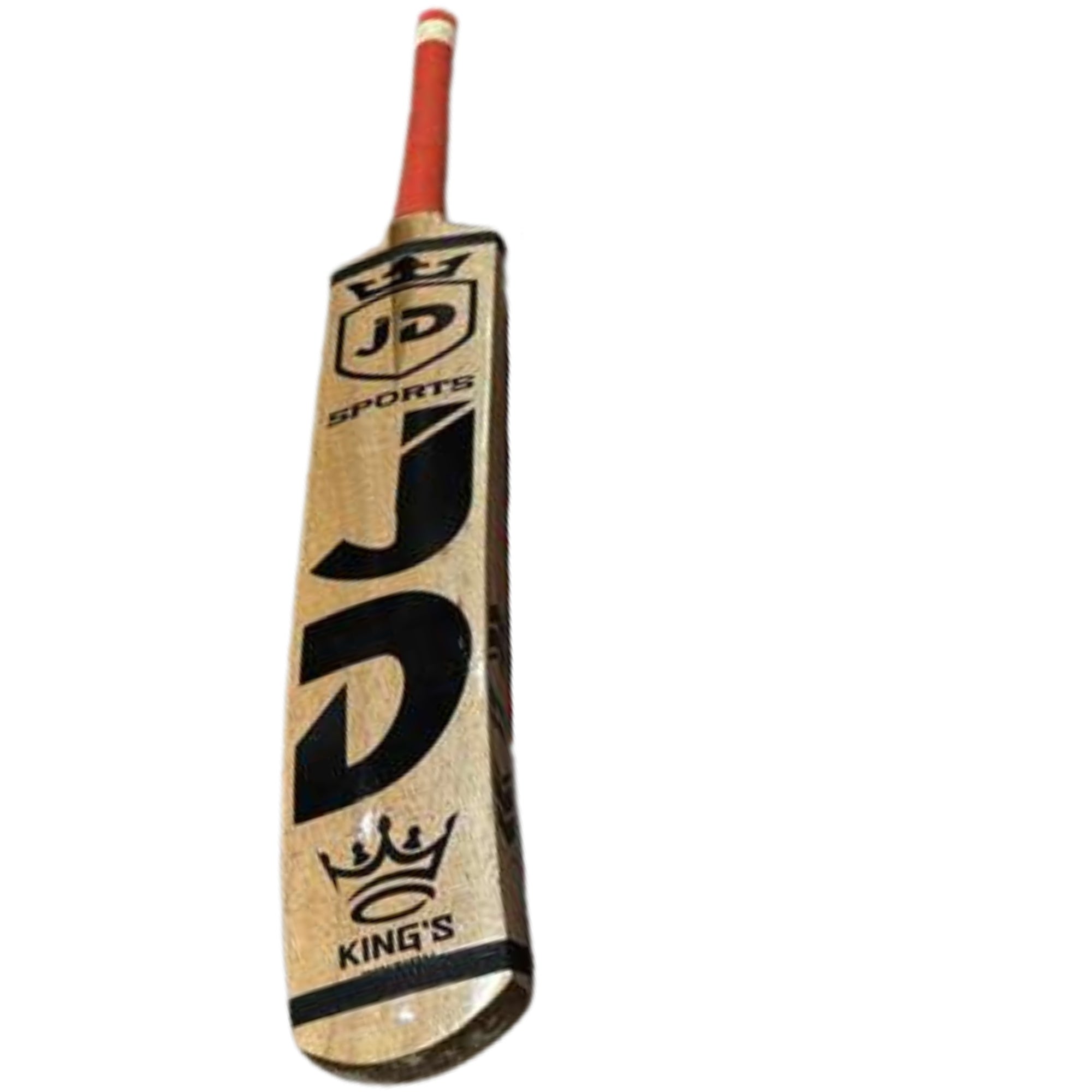 JD Sports Cricket Bat Kings Edition Hard Tennis Coca Wood Long Blade Natural