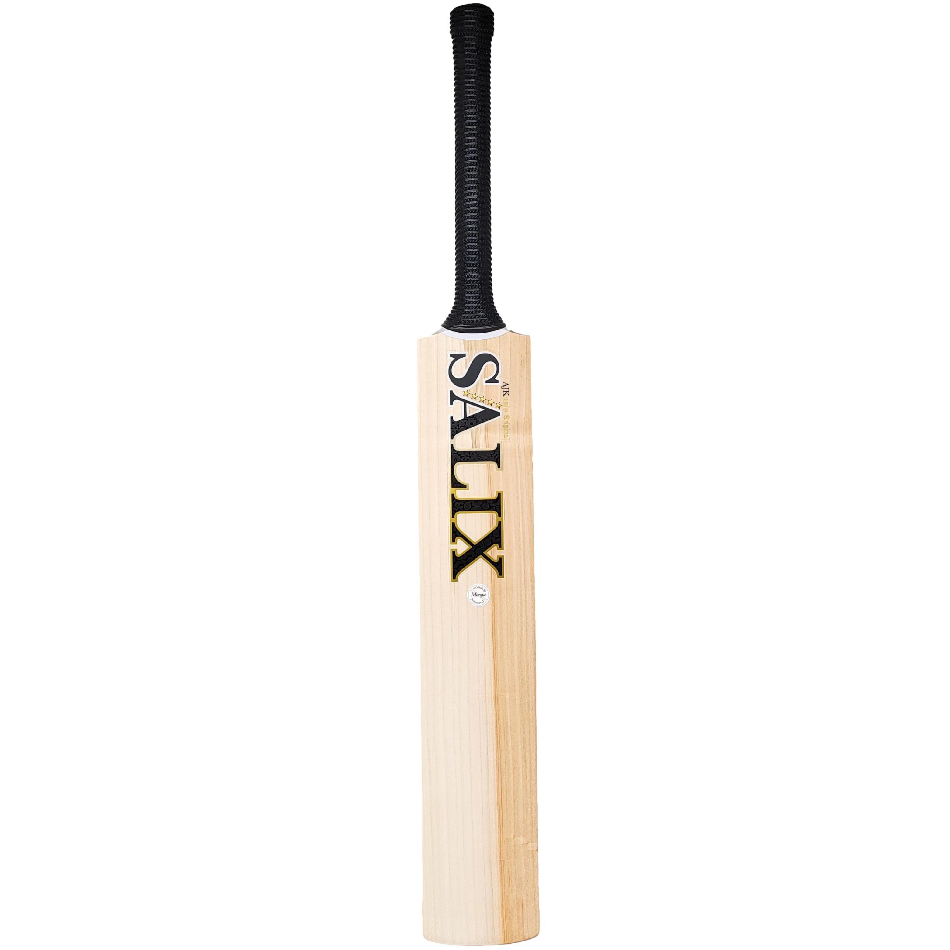 SALIX AJK Marque English Willow Cricket Bat, SH, LH 2024 MODEL