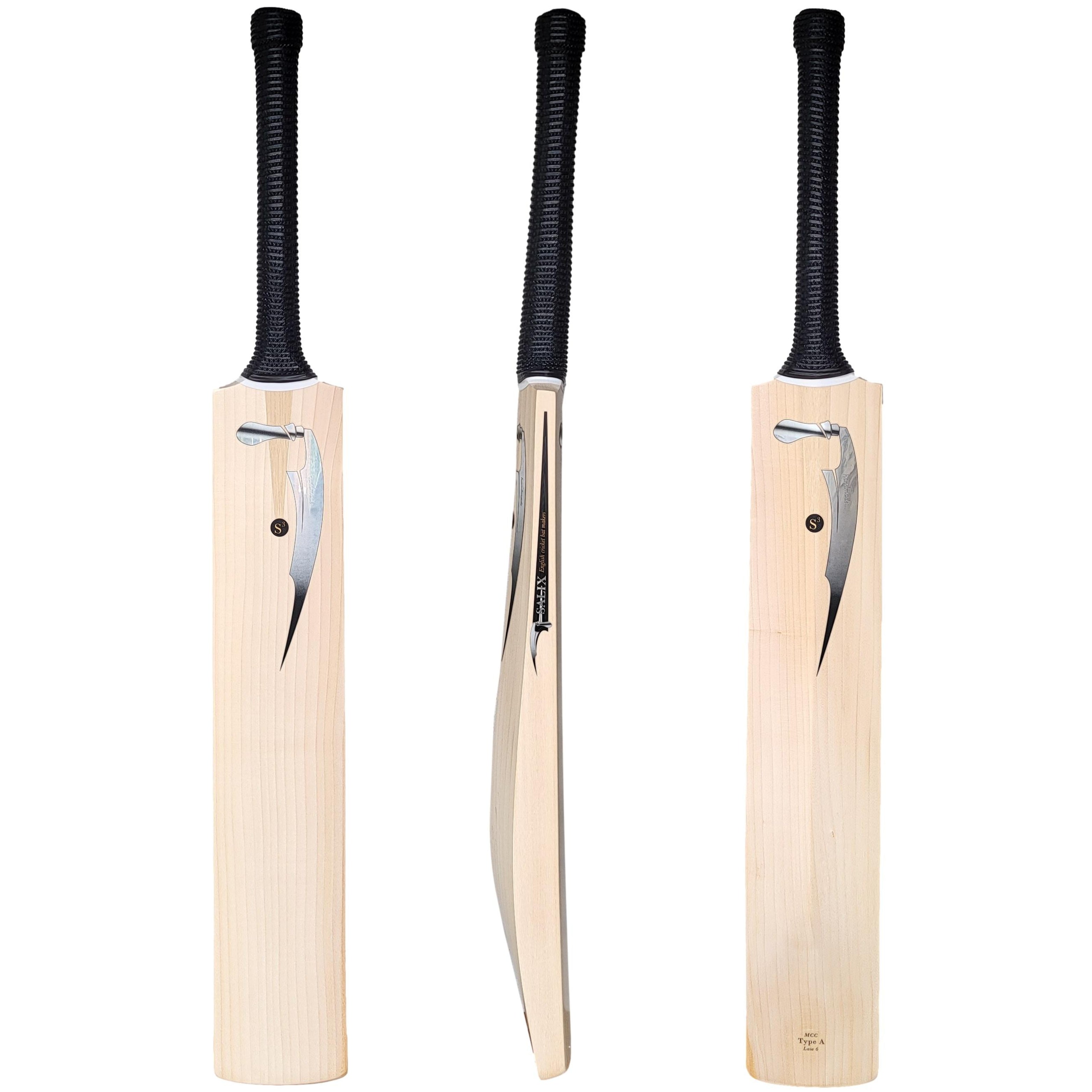 Salix Cricket Bat Ajk-Knife-Finite English Willow Short Handle SH 2024 Model