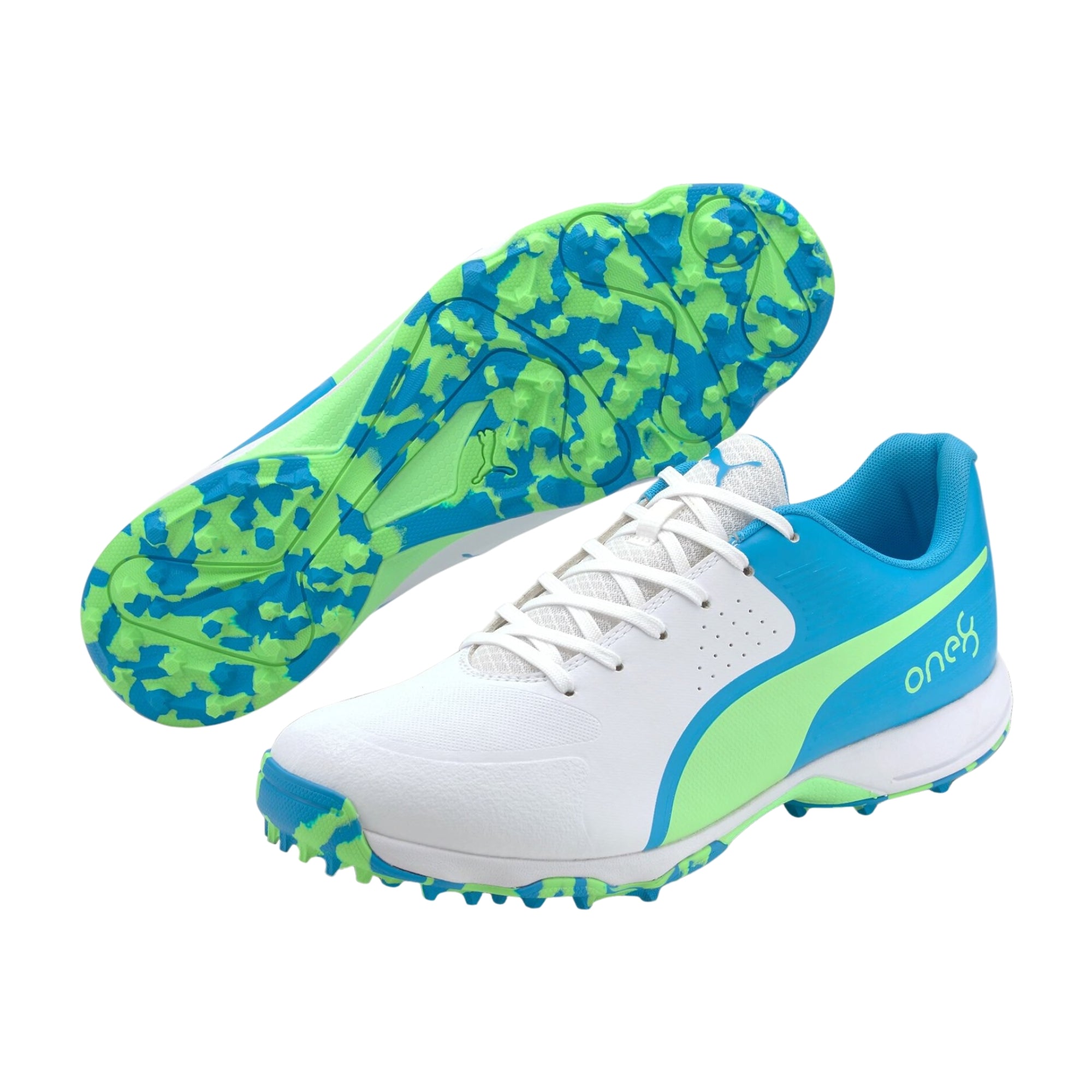 Puma Cricket Shoes One 8 Royal Blue & White