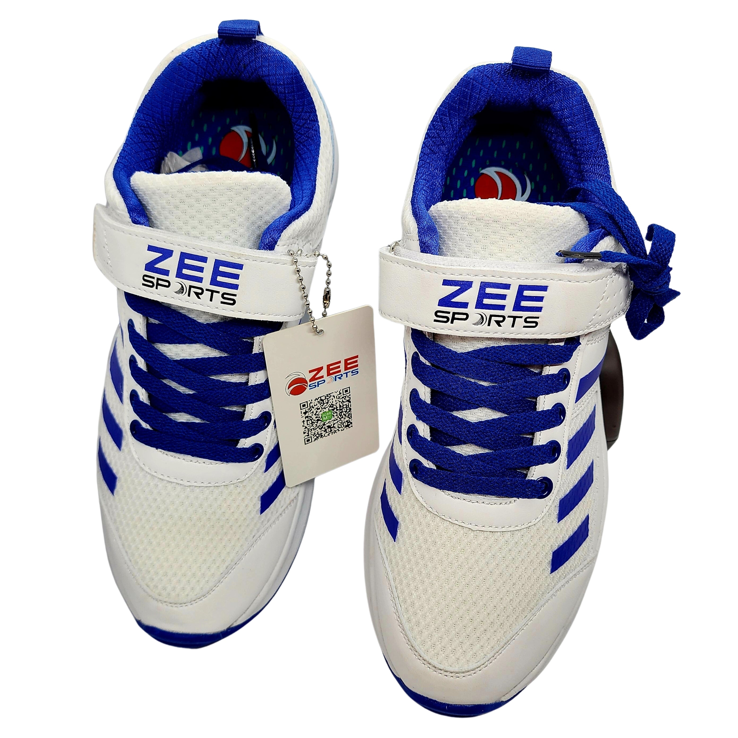 Zee Sports Allrounder Rubber Spikes Cricket Shoes W Additional Gel Non Slip Insoles