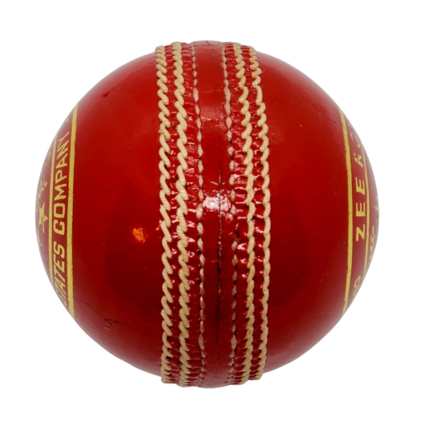 Zee Sports Royal 7 Star Cricket Ball | Cherry Red