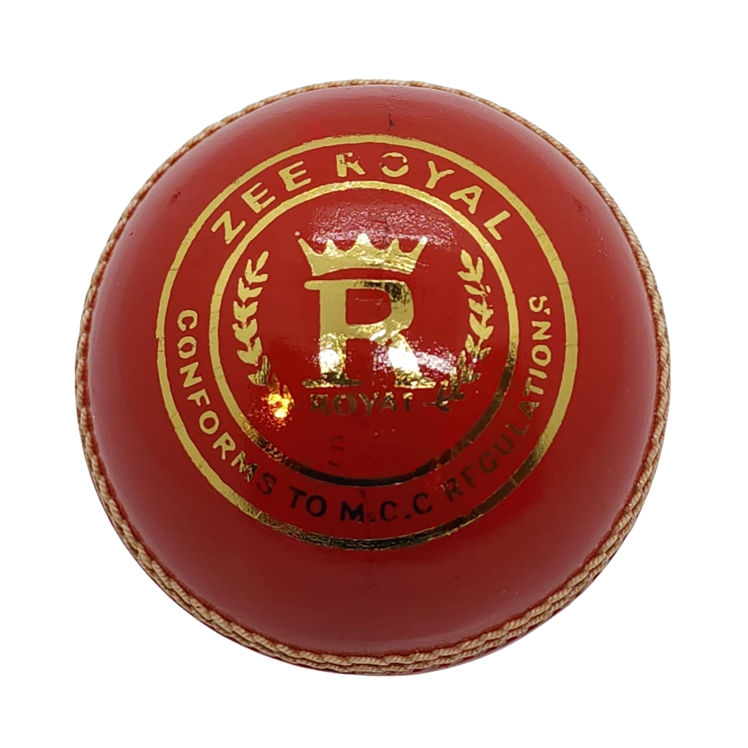 Zee Sports Cricket Ball Royal 7-Star Cherry Red