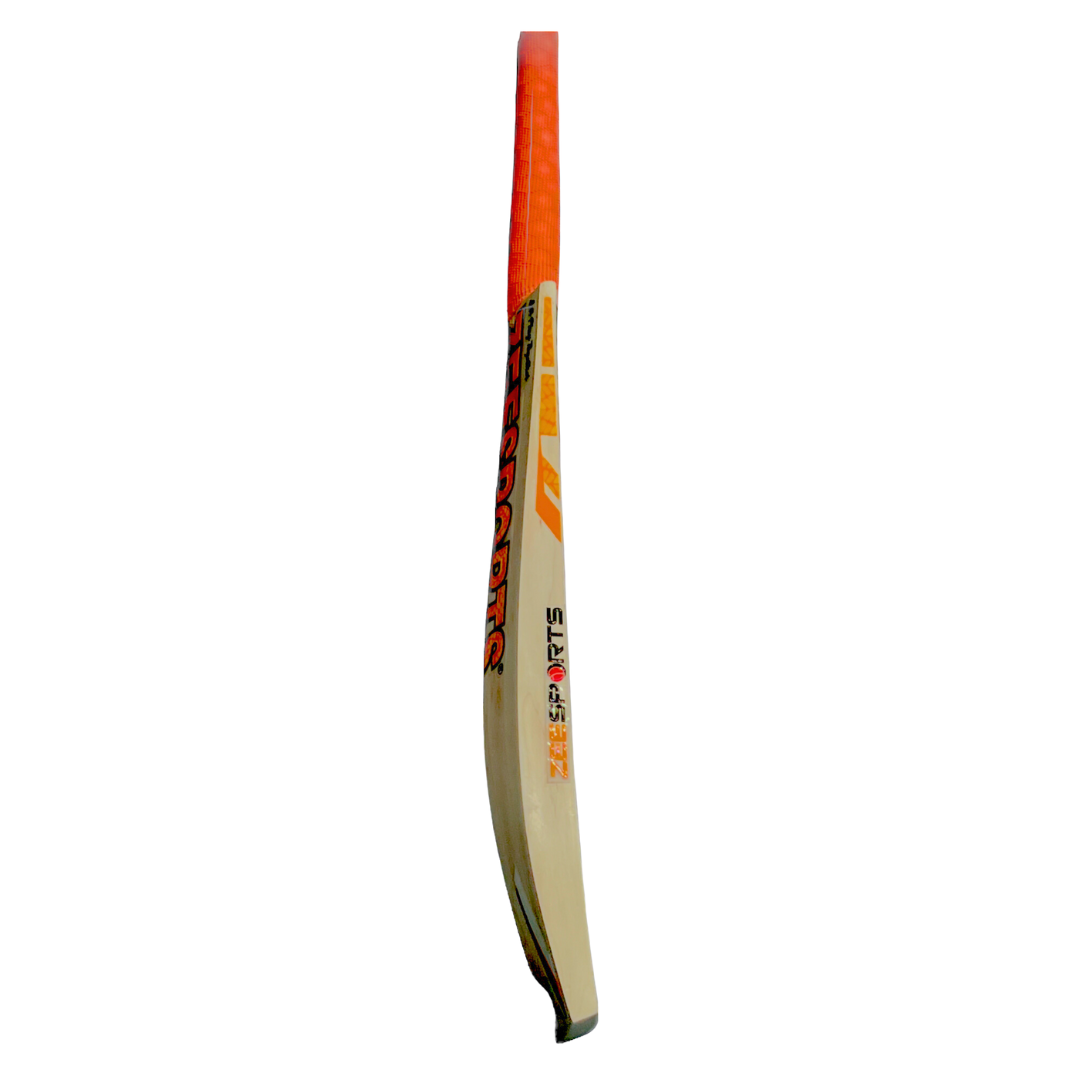 Zee Sports Crickets Bat Black Star Series Orange English Willow