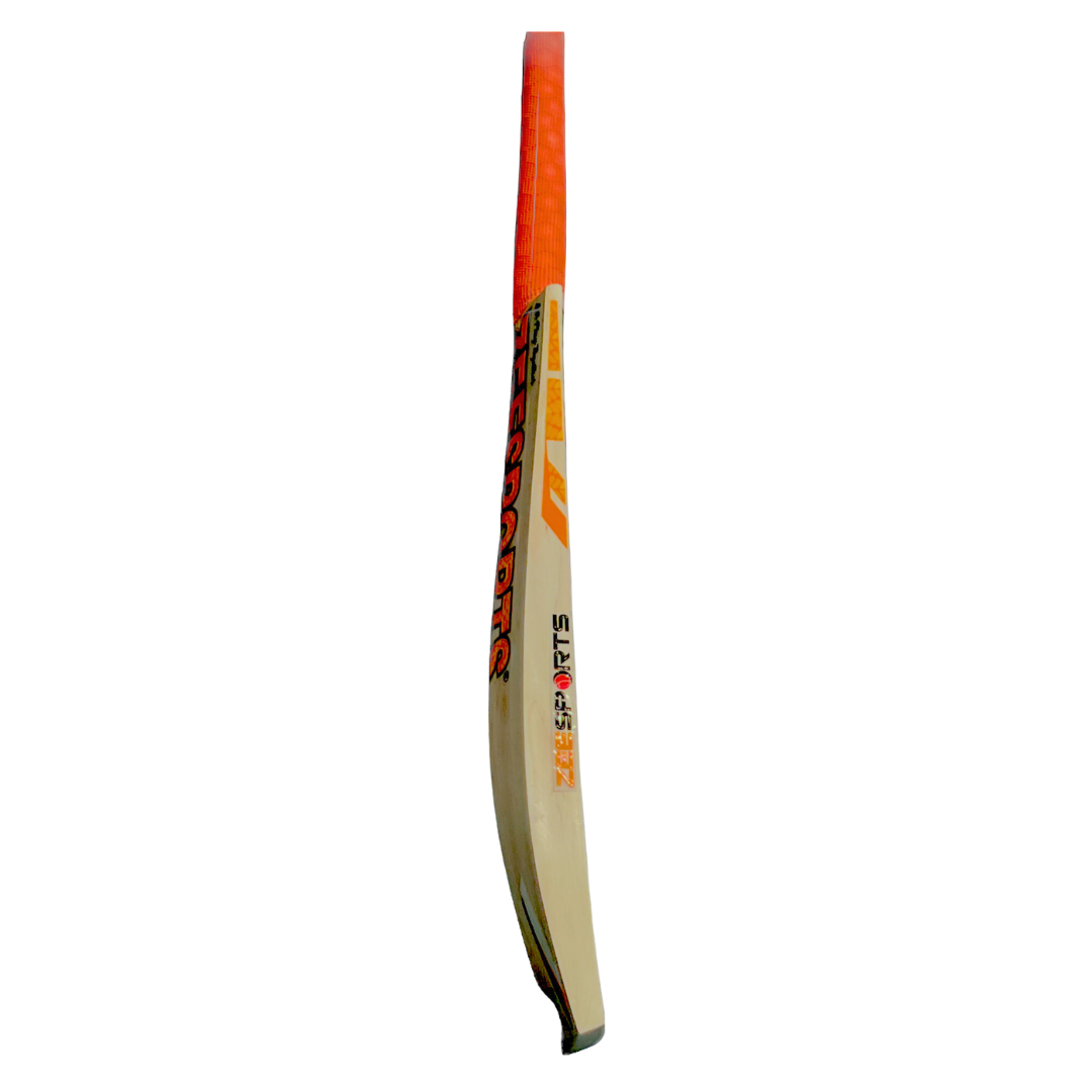 Zee Sports Crickets Bat Black Star Series Orange