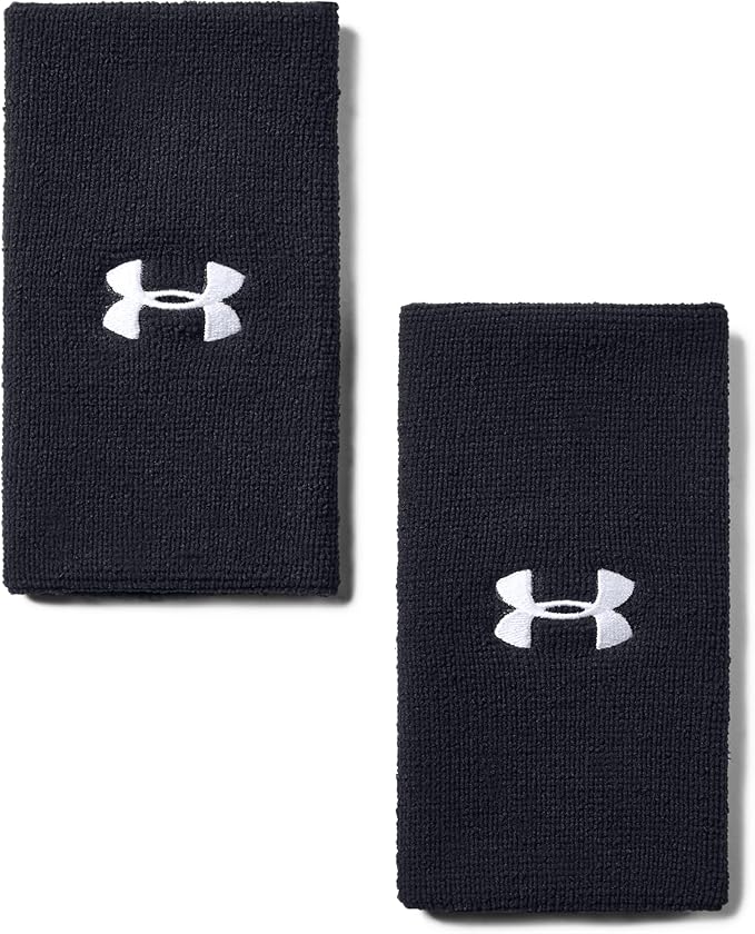 Under Armour Wrist Bands Blue 6" Pack of 2