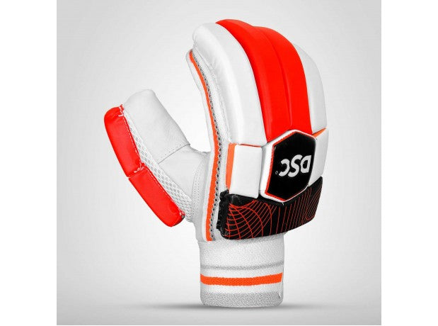 DSC Cricket Batting Gloves Intense Rage Leather Youth RH