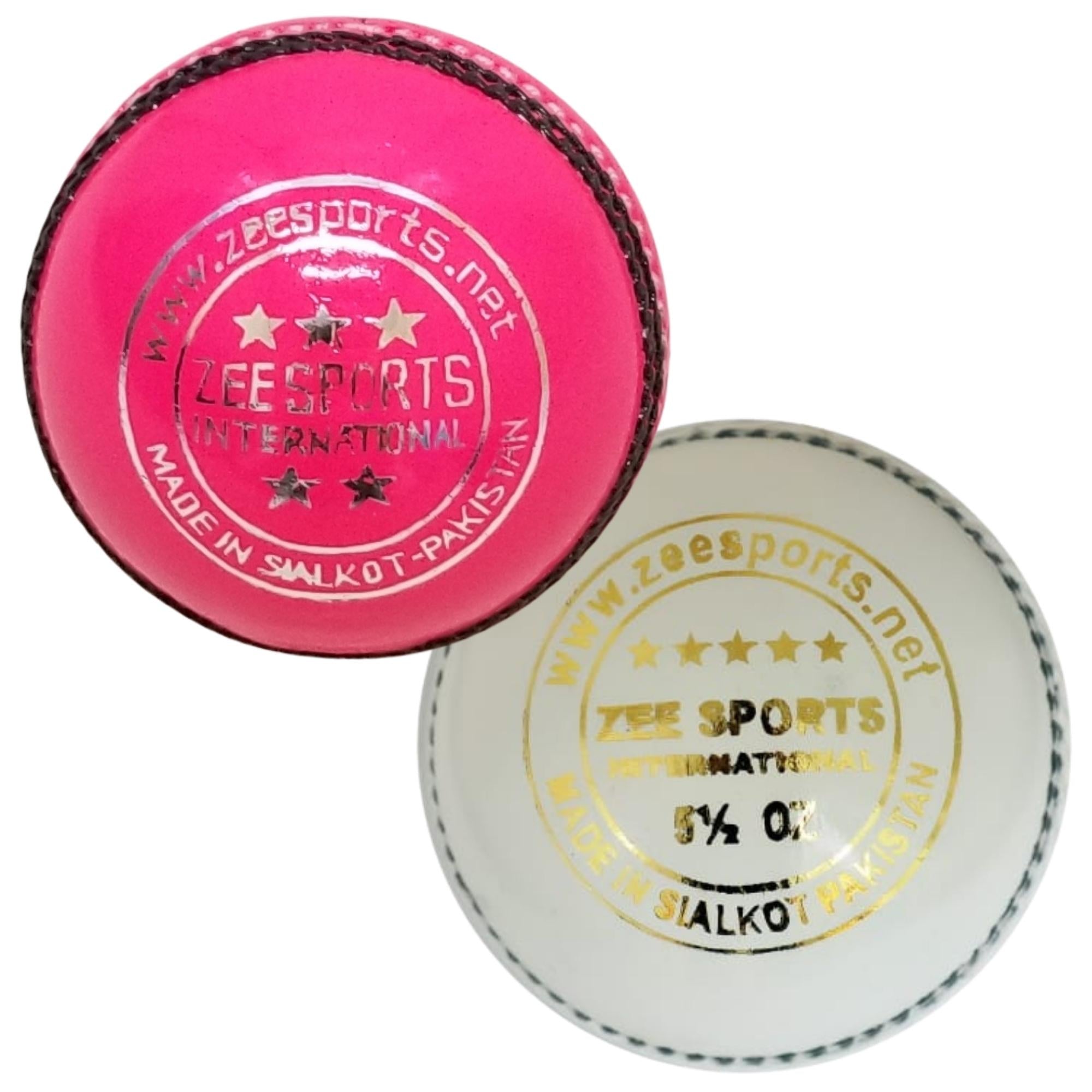Zee Sports Cricket Balls 5-Star Custom Test Grade Red