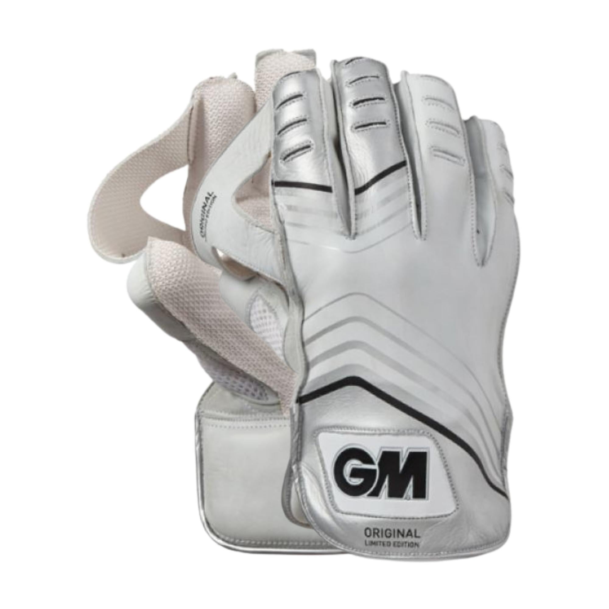 Gunn Moore Wicket Keeping Gloves Limited Edition Silver