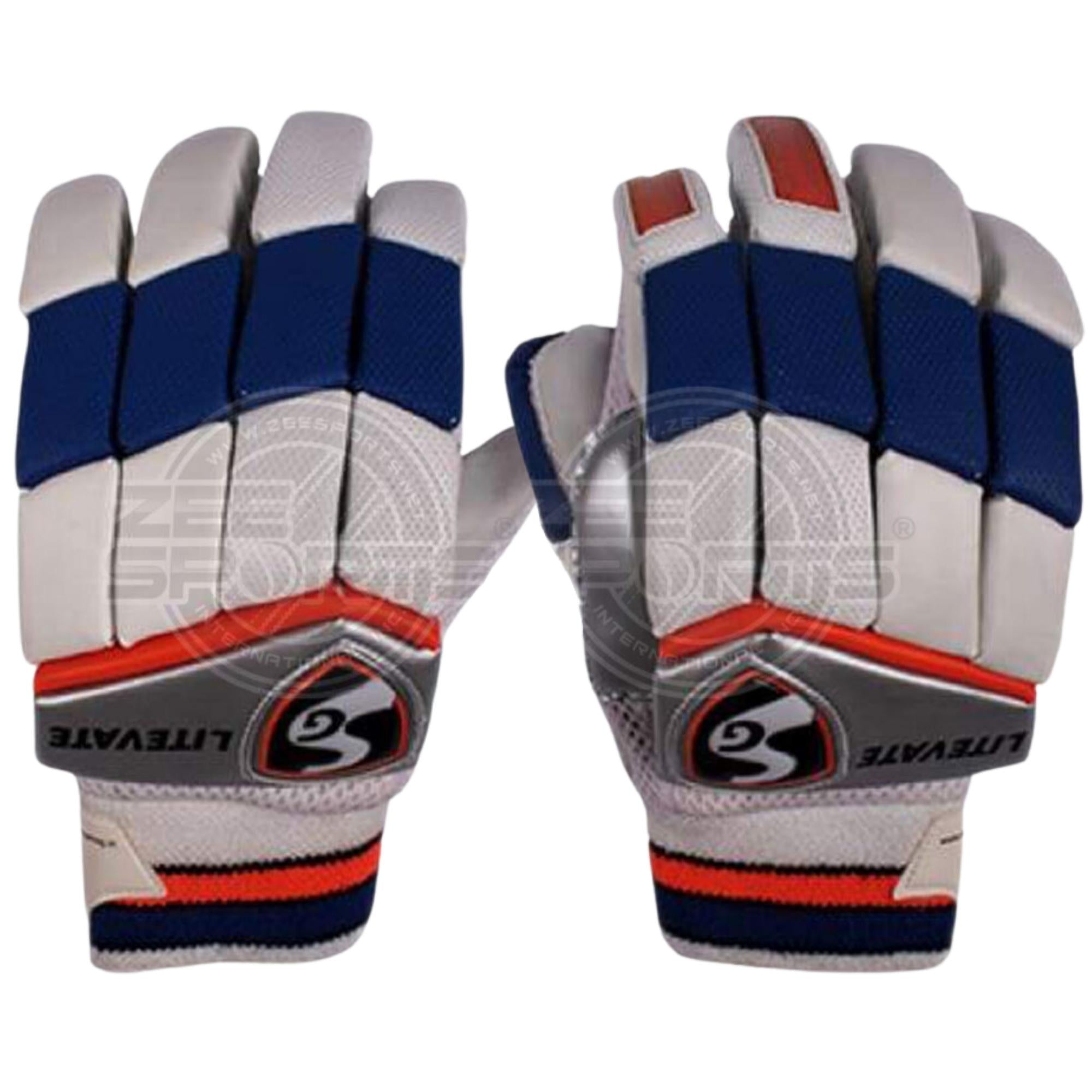 SG Litevate Cricket Batting Gloves Mens Size Right And Left Handed(Color May Vary)