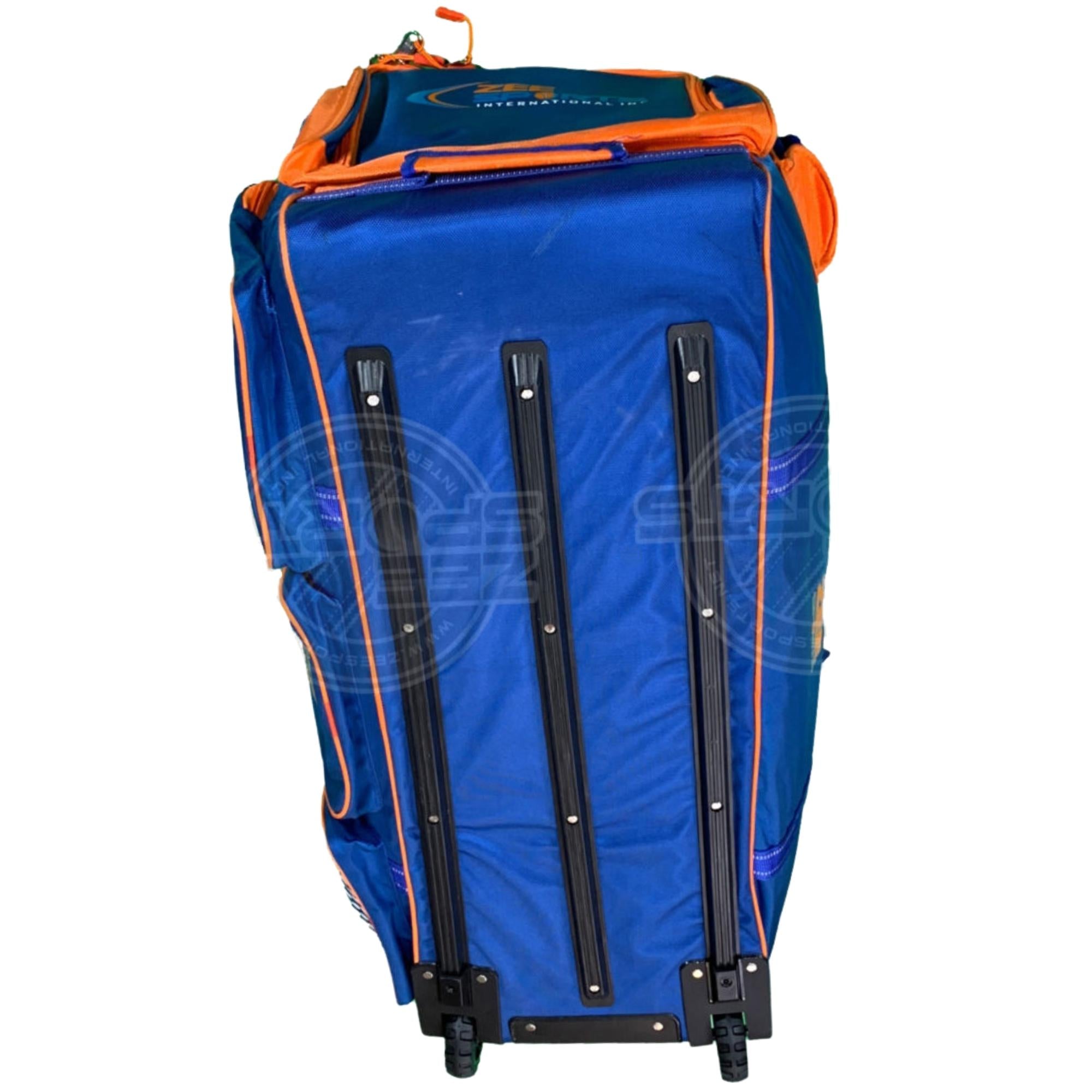 Zee Sports Cricket Kit Bag Blue and Orange Color Combination