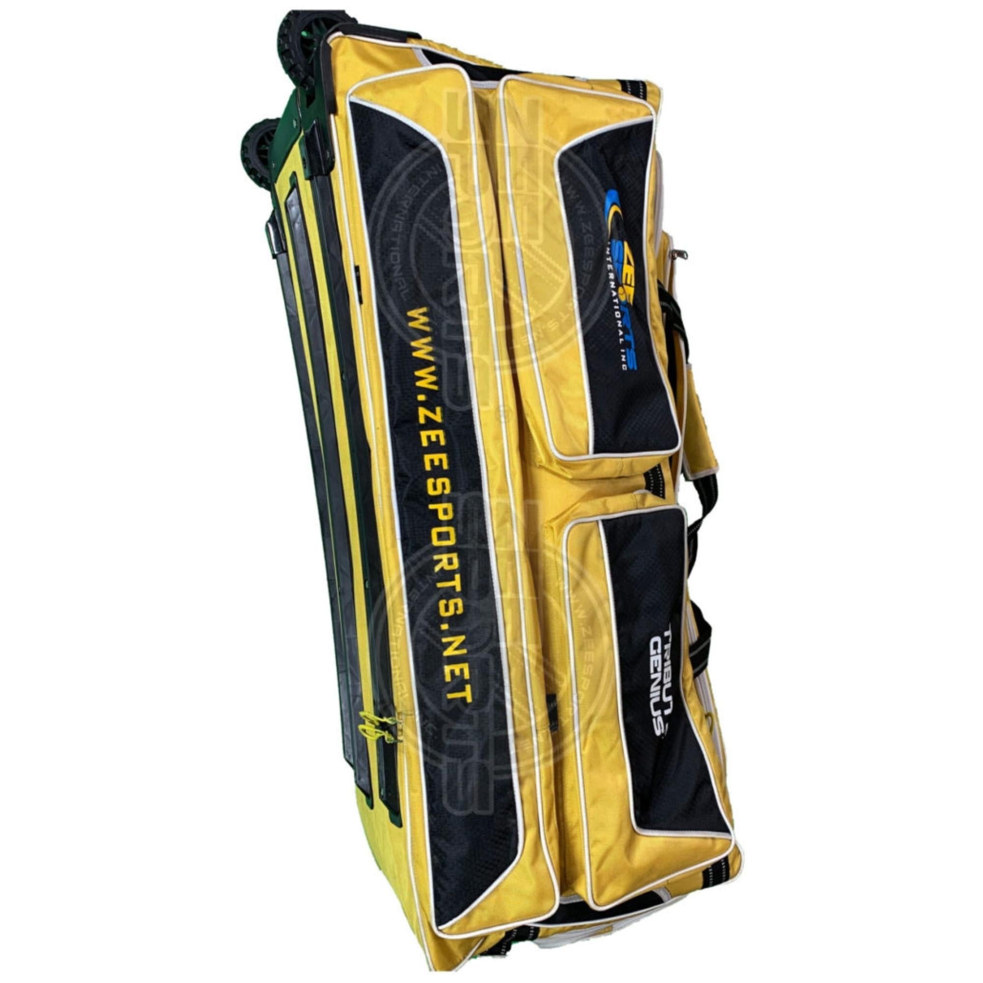 Zee Sports Cricket Kit Bag Yellow Black Player's Edition