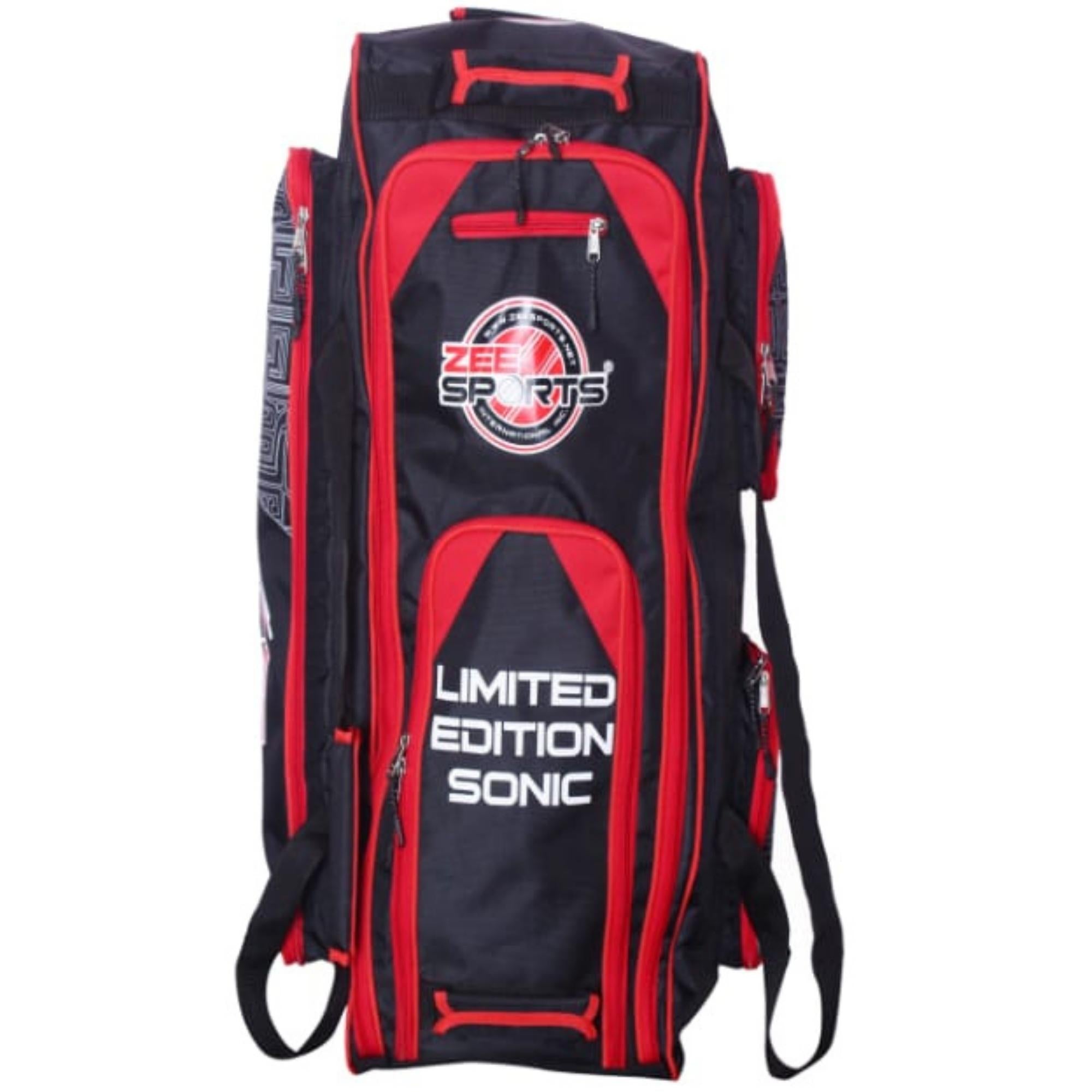 Zee Sports Kit Bag Limited Edition Sonic Black & Red