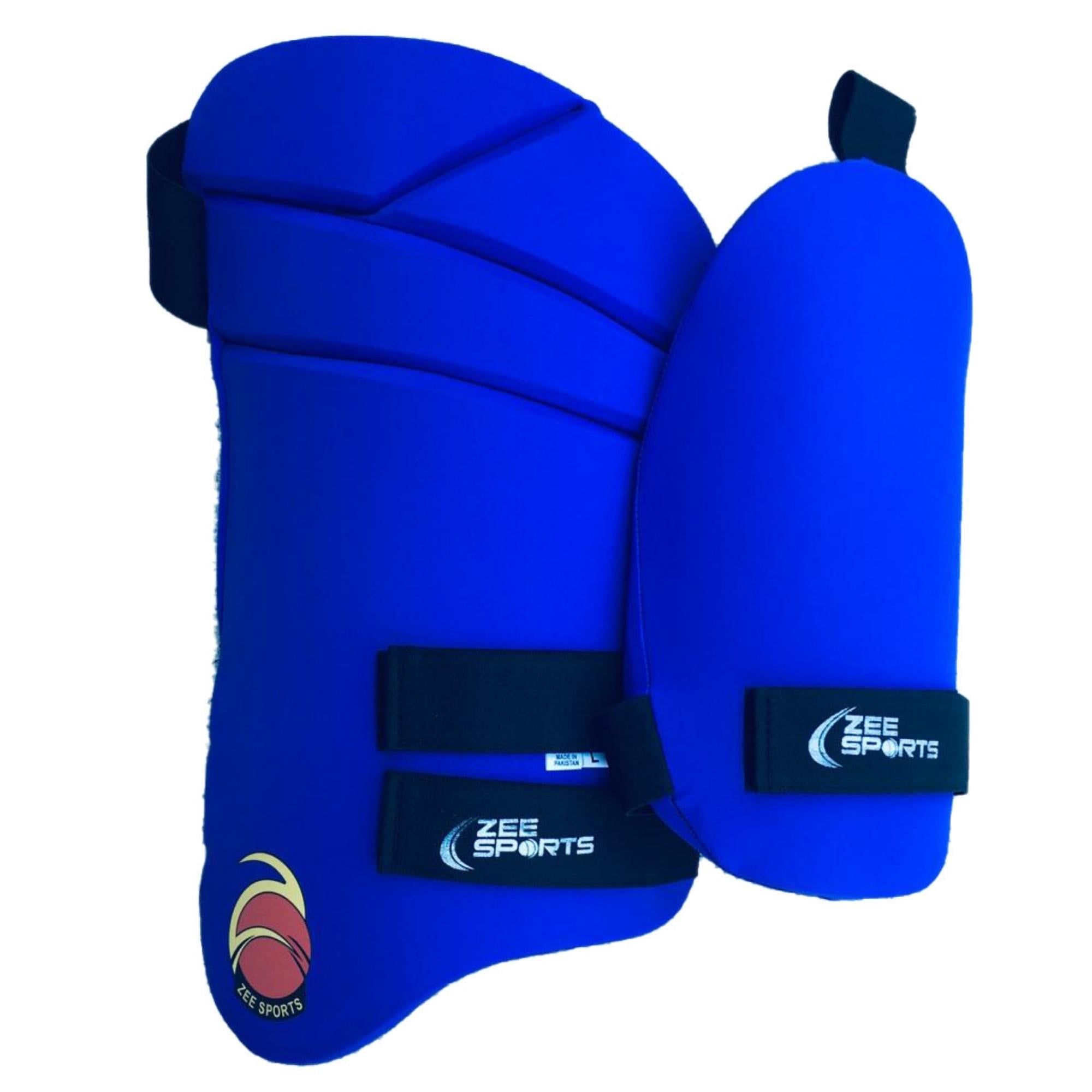 Zee Sports Double Thigh Pads - Blue