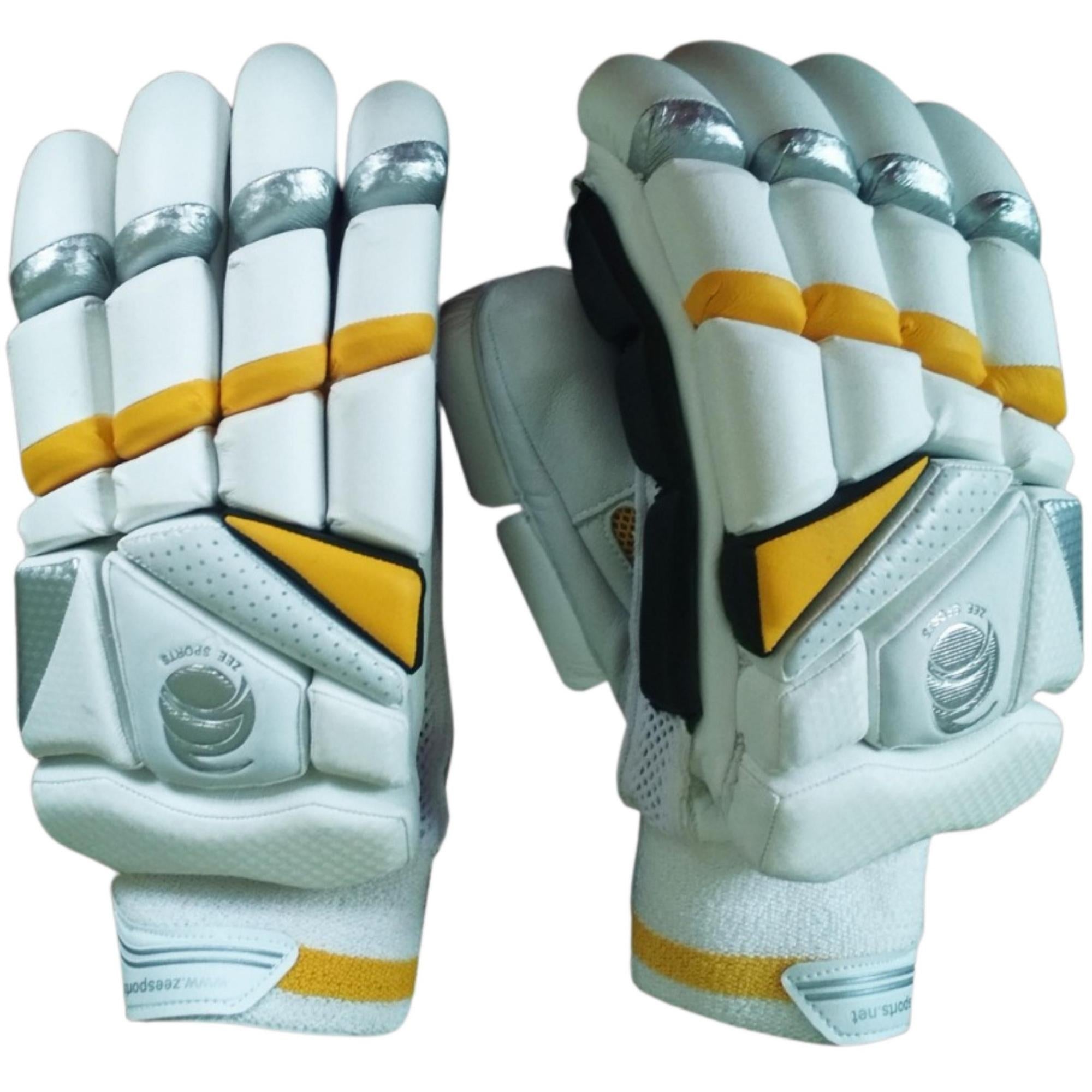 Zee Sports Tribute Genius Batting Gloves Test Standard Yellow