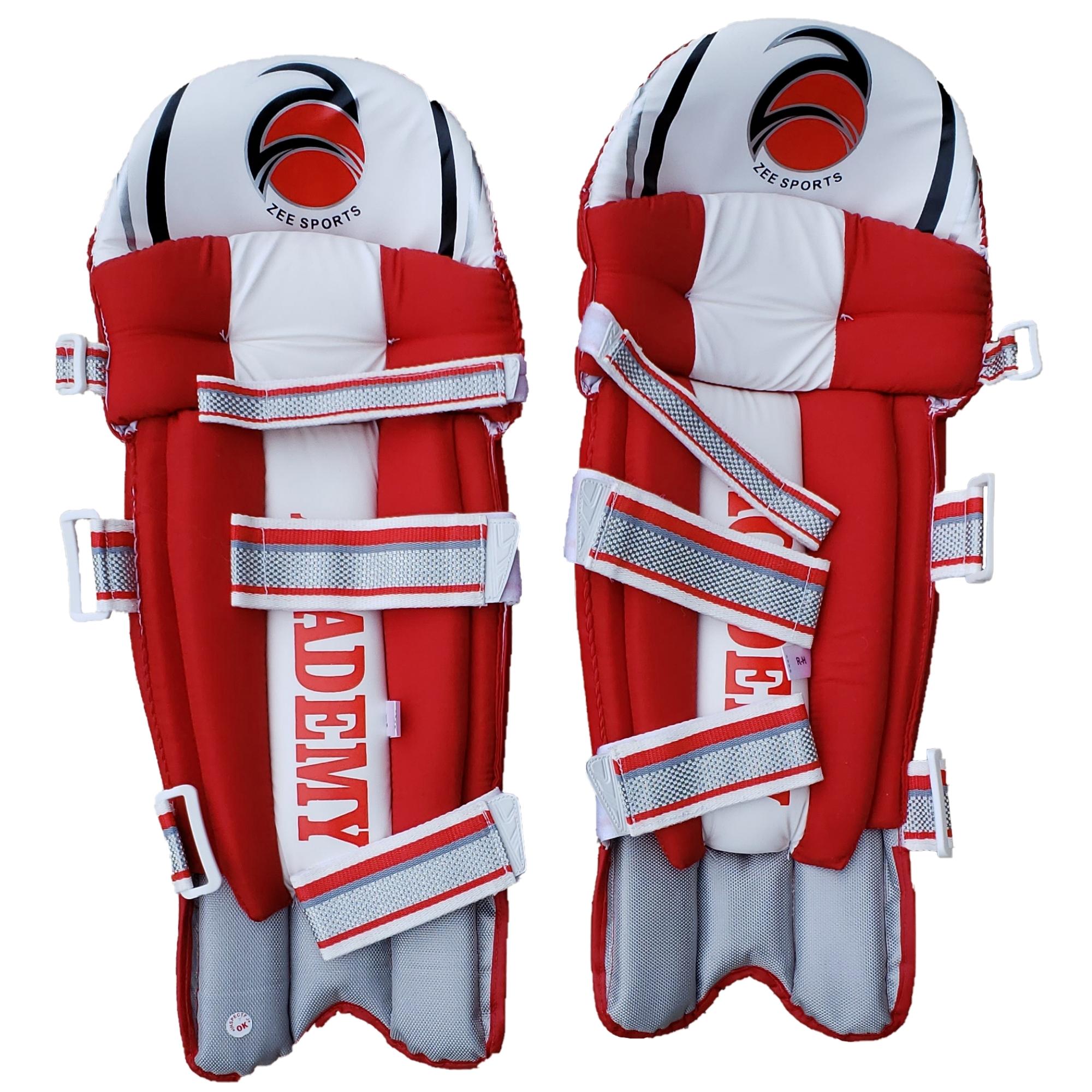 Zee Sports Academy Red Batting Pads