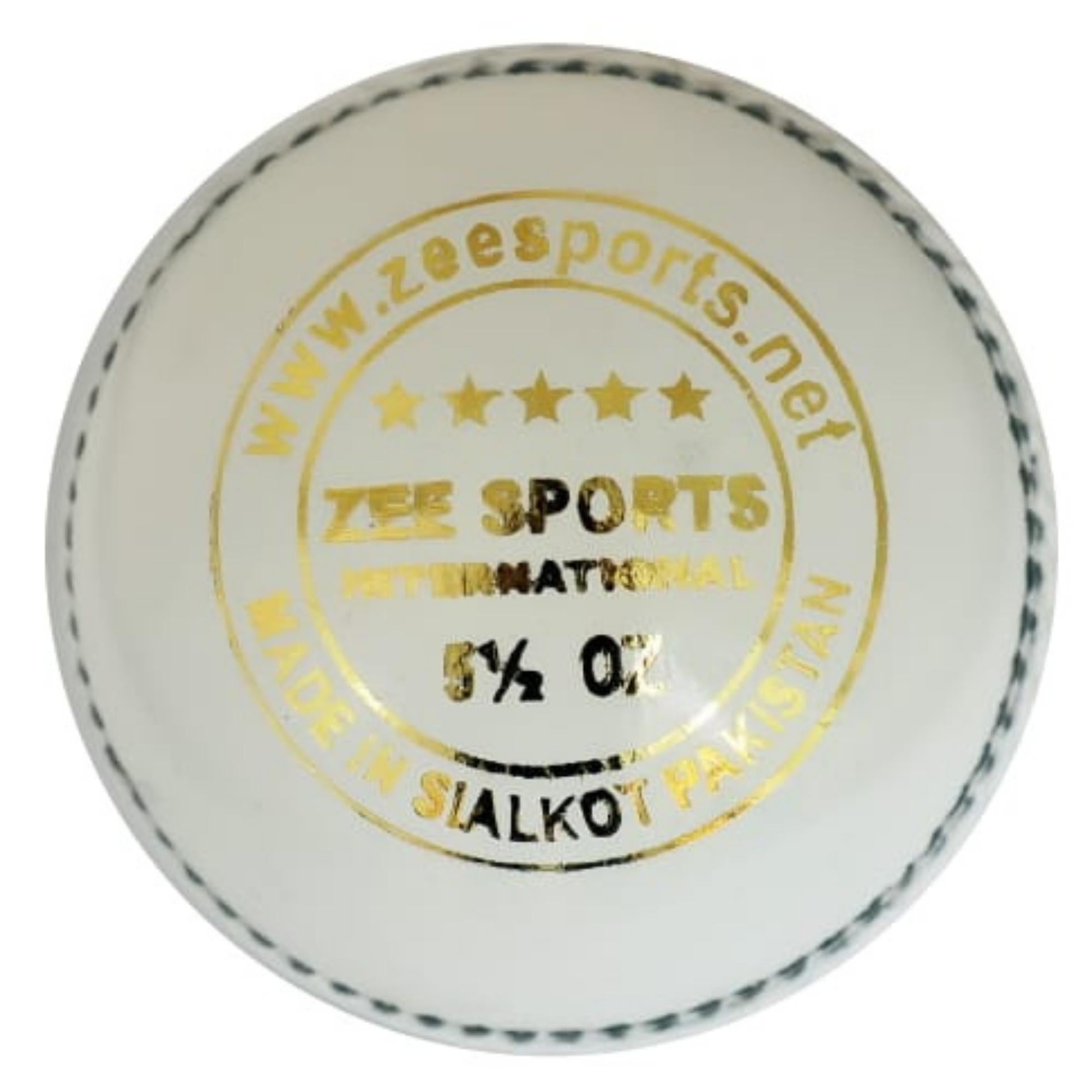 Zee Sports Cricket Balls Premier White