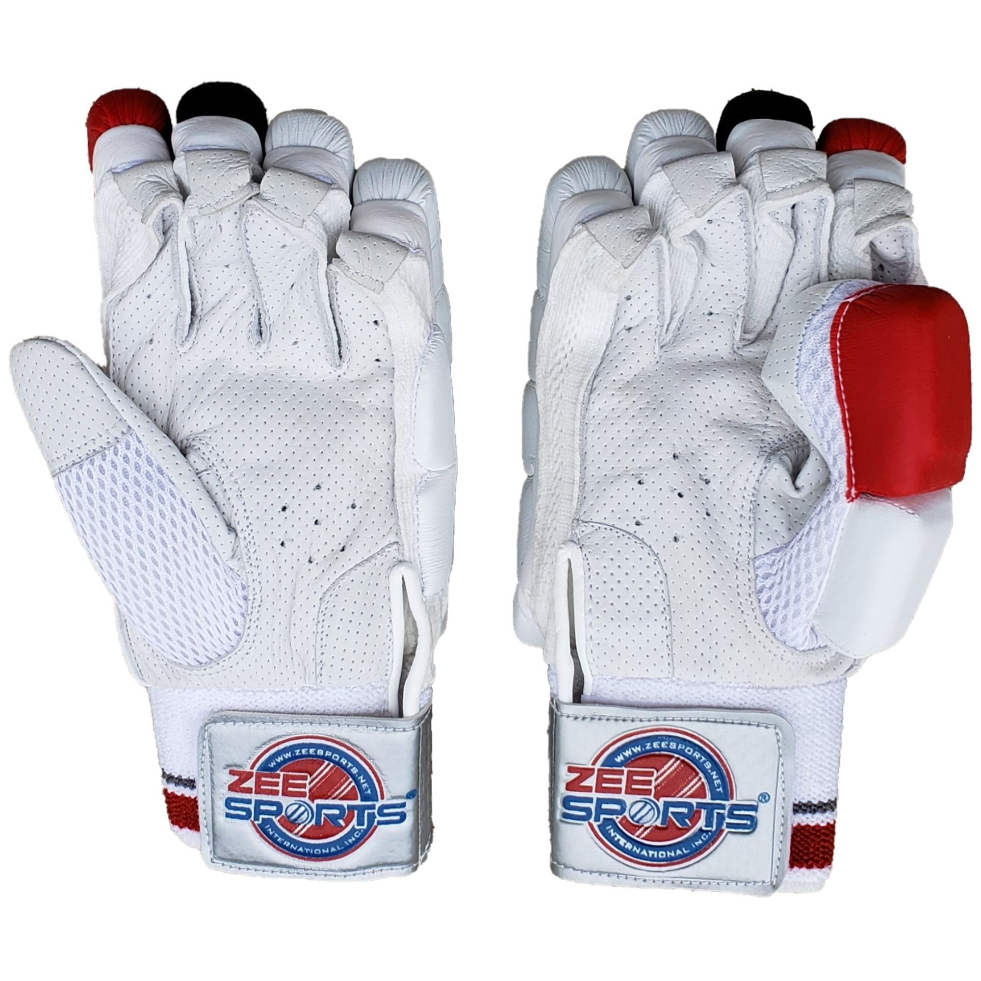 Zee Sports Sonic Red Black Batting Gloves