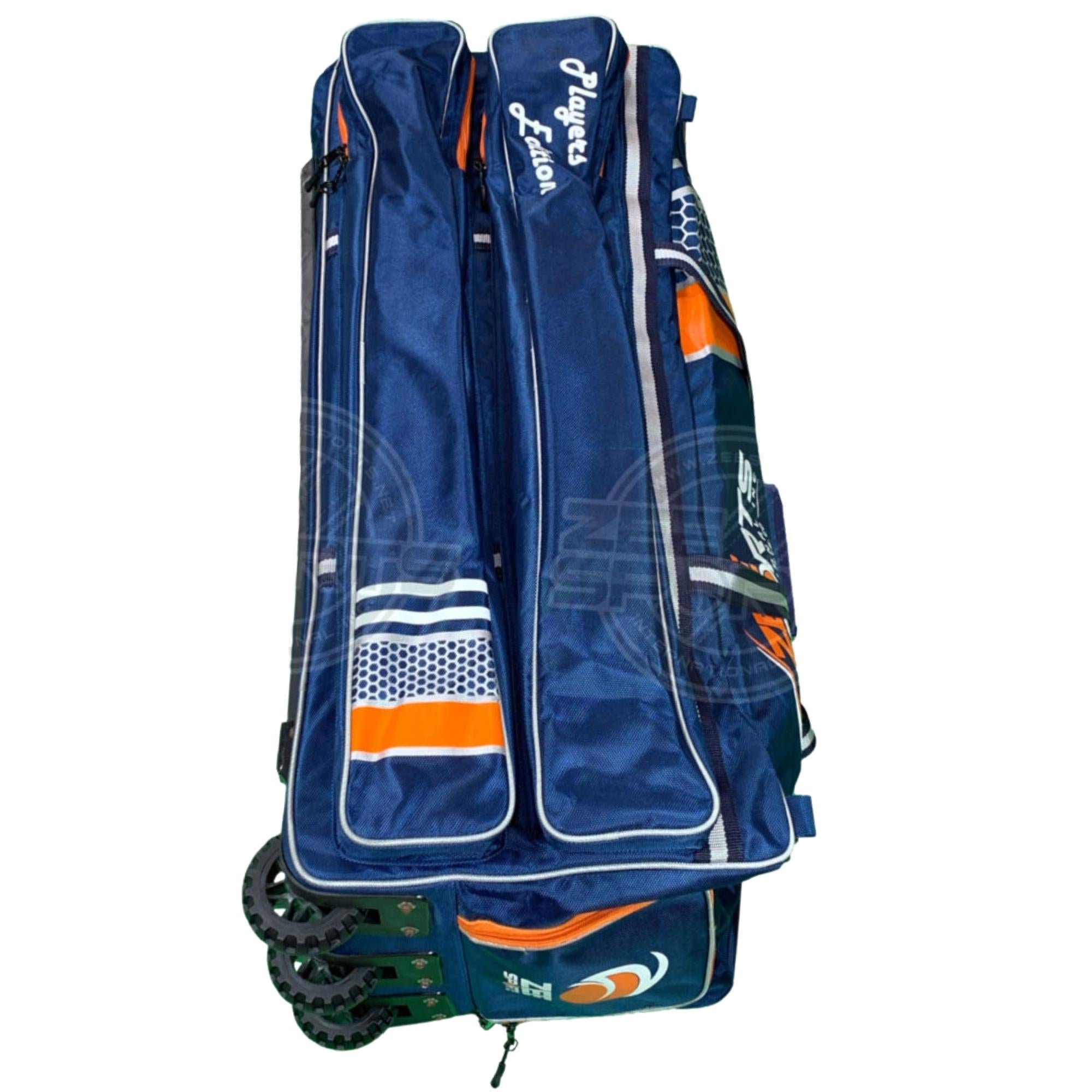 Zee Sports Kit Bag Players Edition Orange & Navy Blue