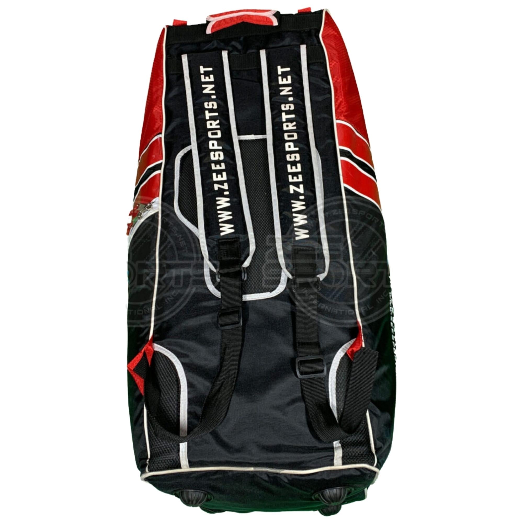 Zee Sports Cricket Kit Bag Duffle BackPack Black Red