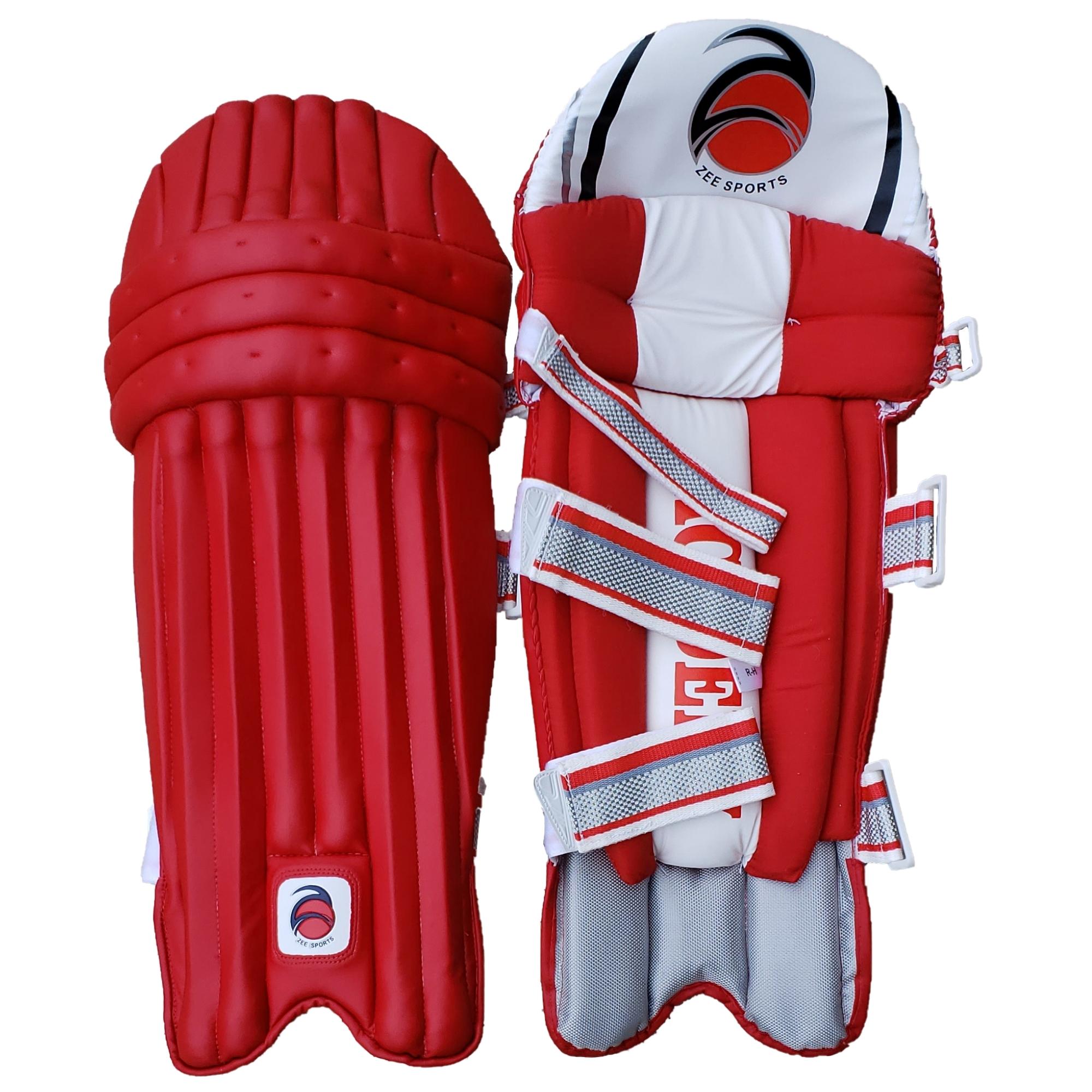 Zee Sports Academy Red Batting Pads