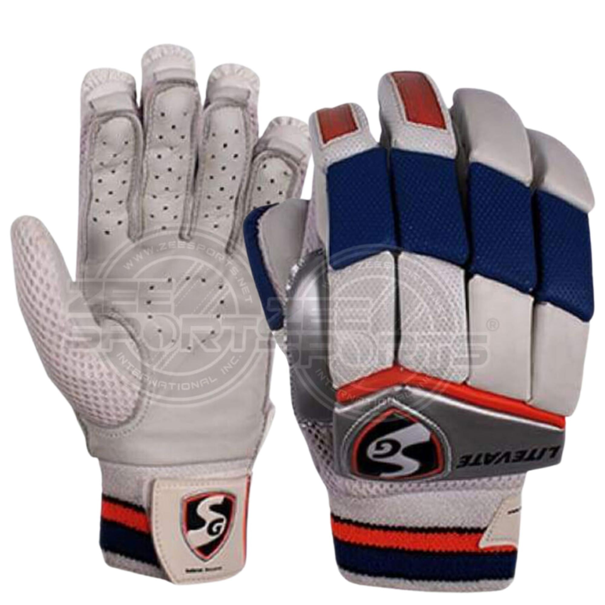 SG Litevate Cricket Batting Gloves Mens Size Right And Left Handed(Color May Vary)