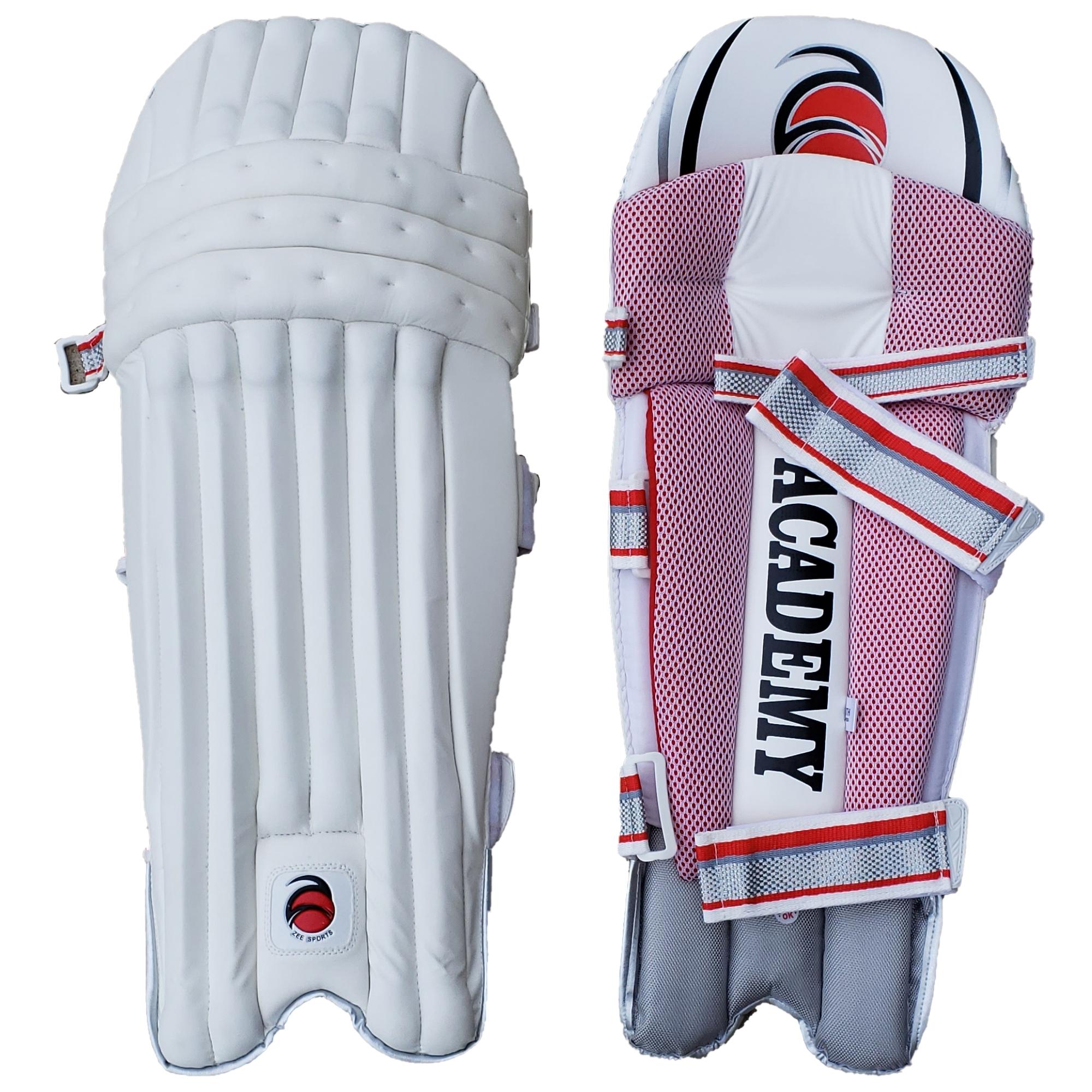 Zee Sports Academy White Batting Pads