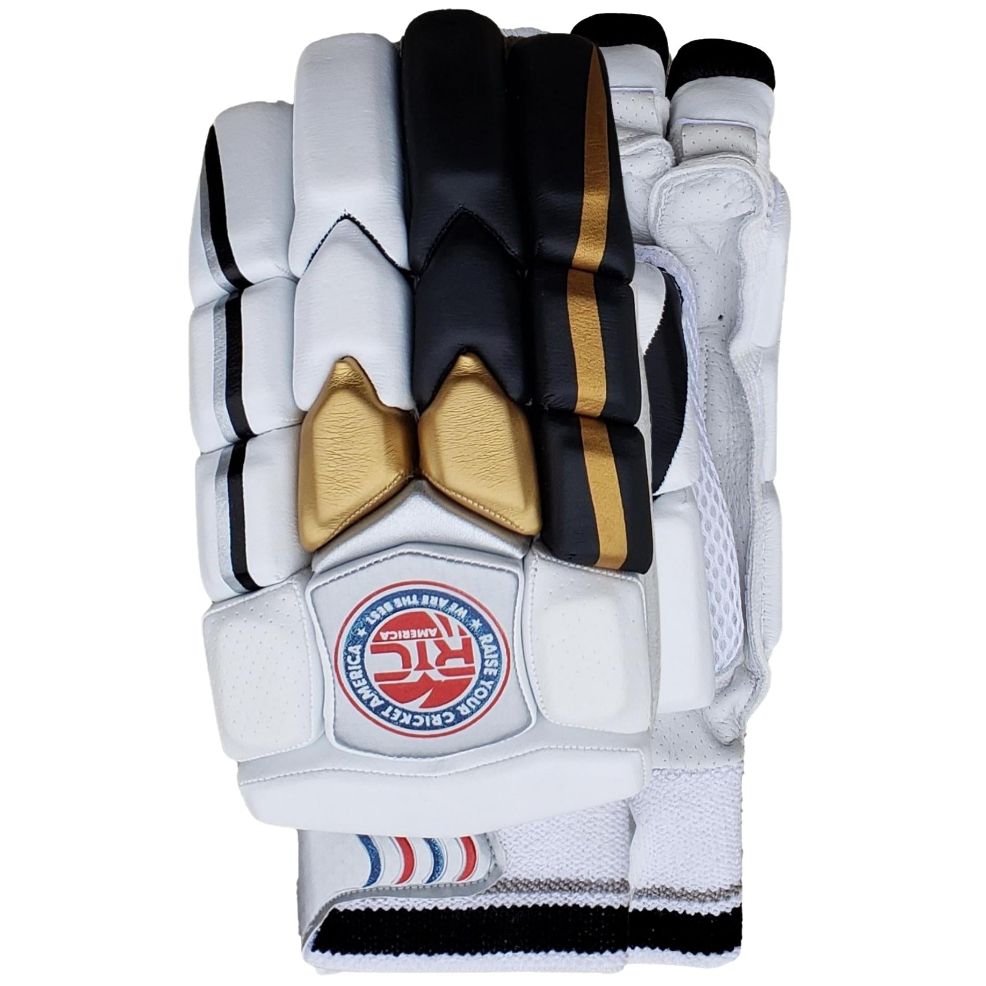 Zee Sports Batting Gloves RYC Player  - Black-Golden