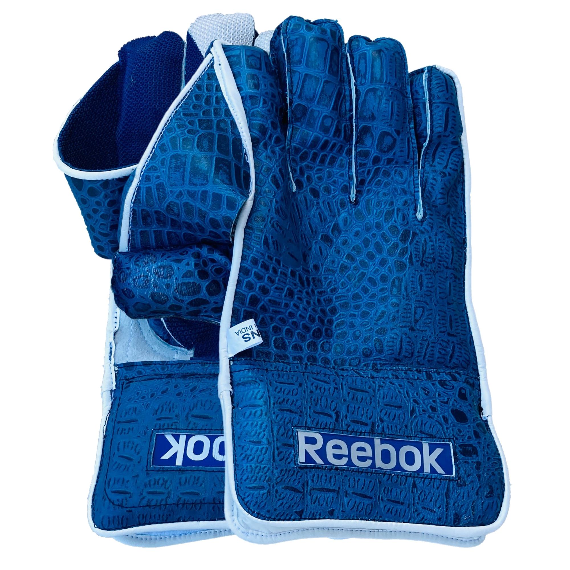 Reebok Wicket Keeping Gloves | Reebok Blue and White
