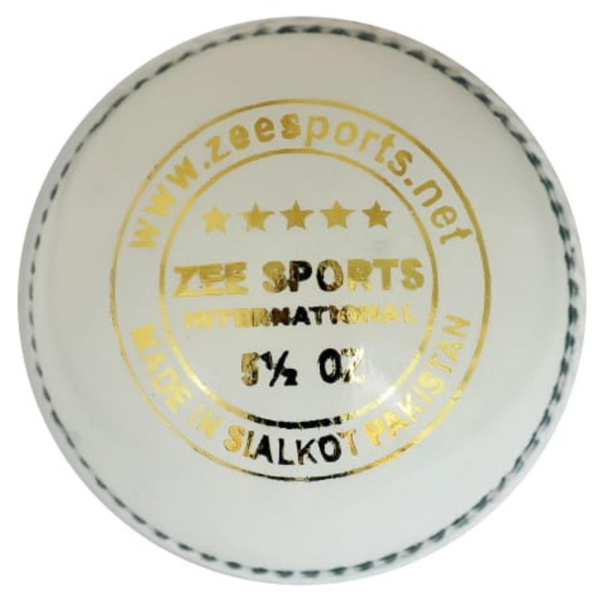 Zee Sports Cricket Balls 5-Star Custom Test Grade Red