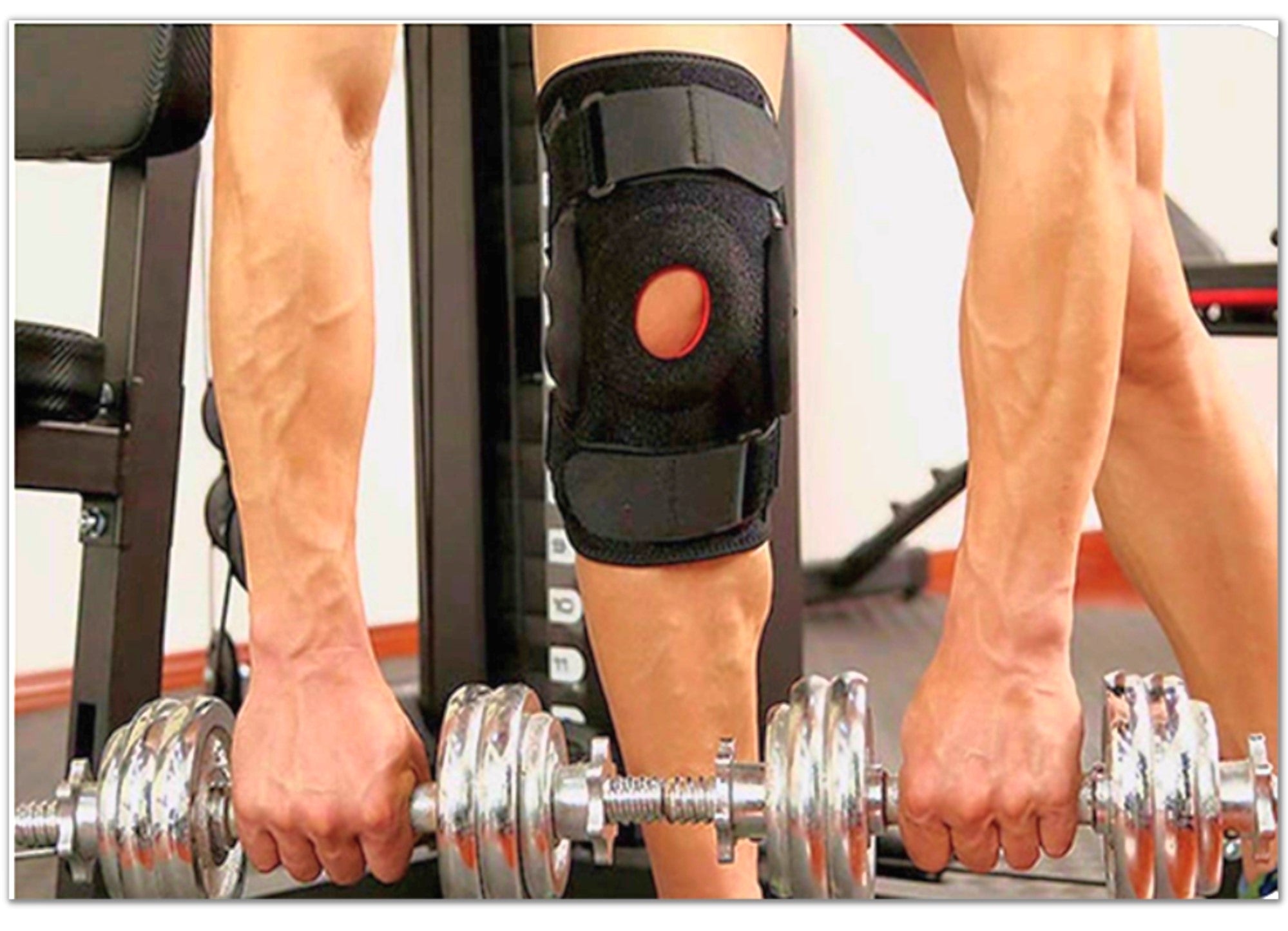 Zee Sports Knee Brace With Side Metal Bars