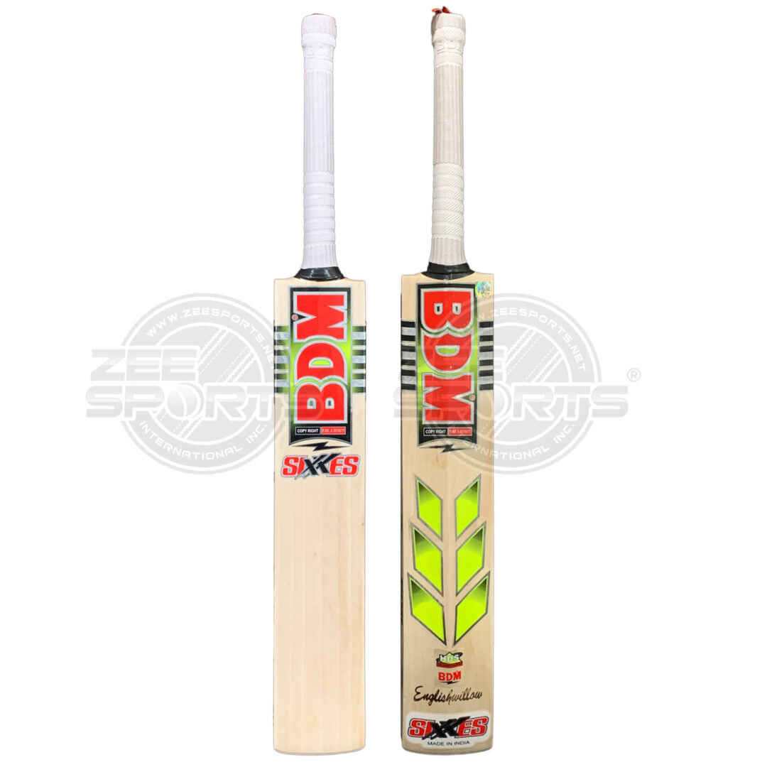 BDM Cricket Bat SIXES Green