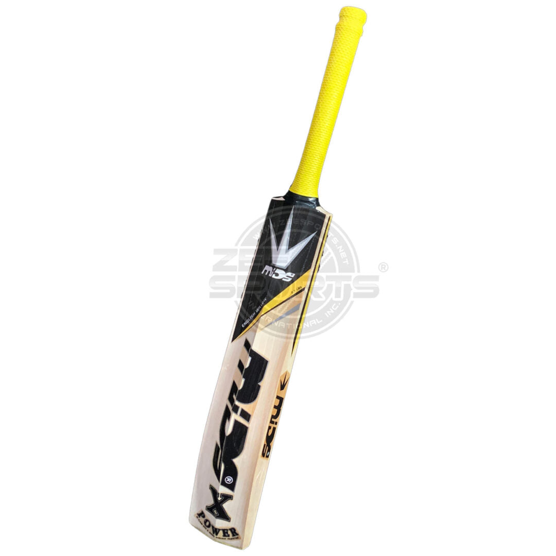 MIDS Cricket Bat X-Power English Willow Yellow