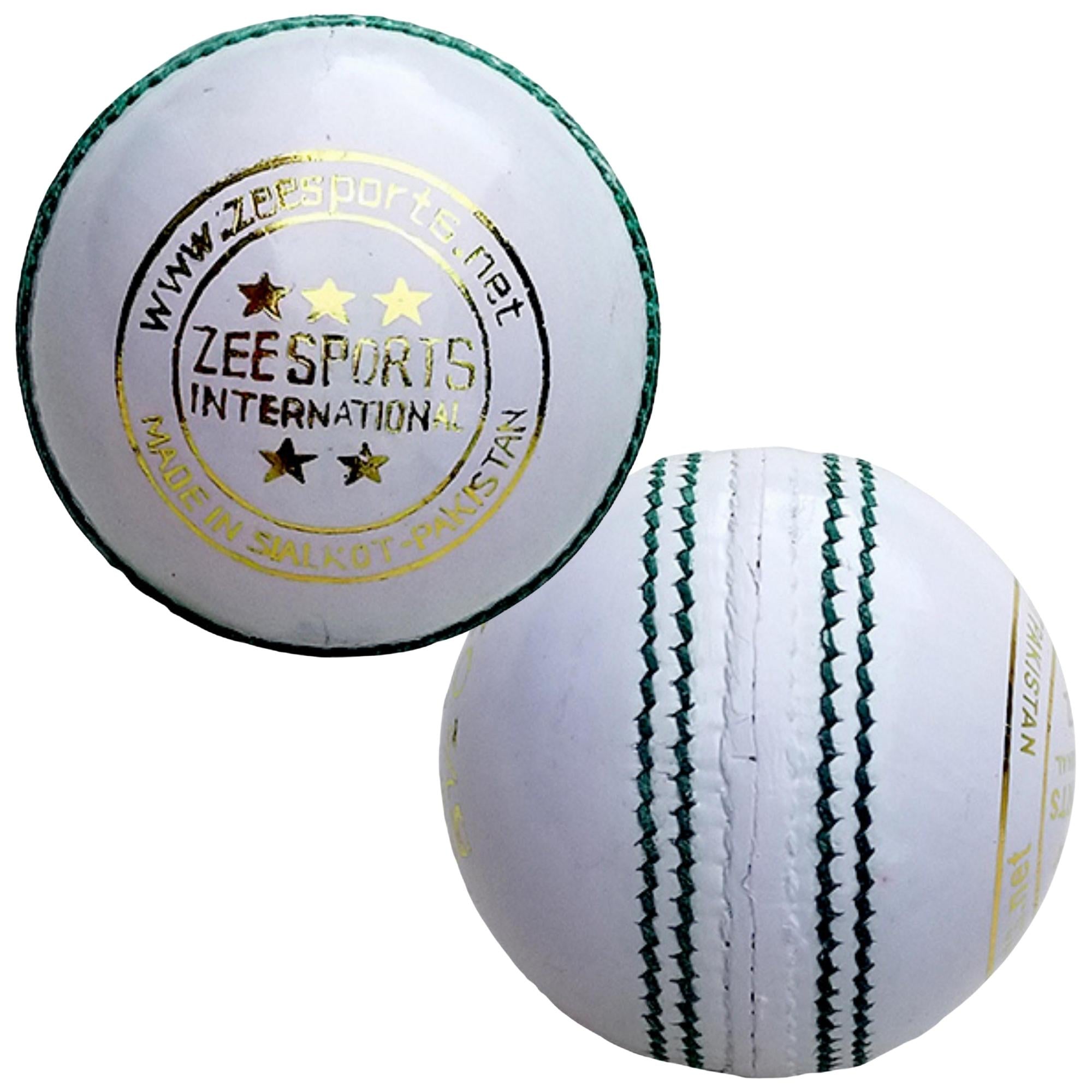 Zee Sports Premier 5 Star White League Cricket  Balls