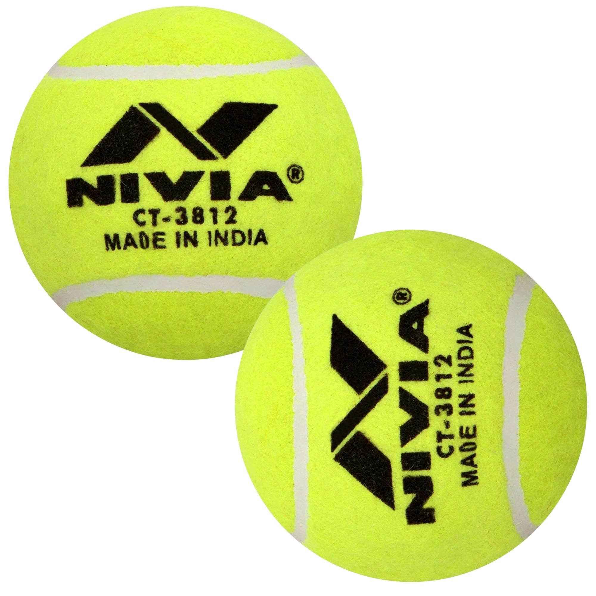 Nivia Heavy Weight Cricket Hard Tennis Balls (144 Grams) Free Shipping