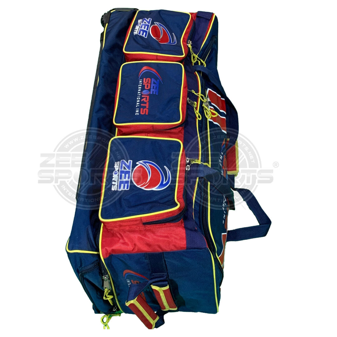 Zee Sports Cricket Kit Bag Reserve Edition Blue & Red Combination