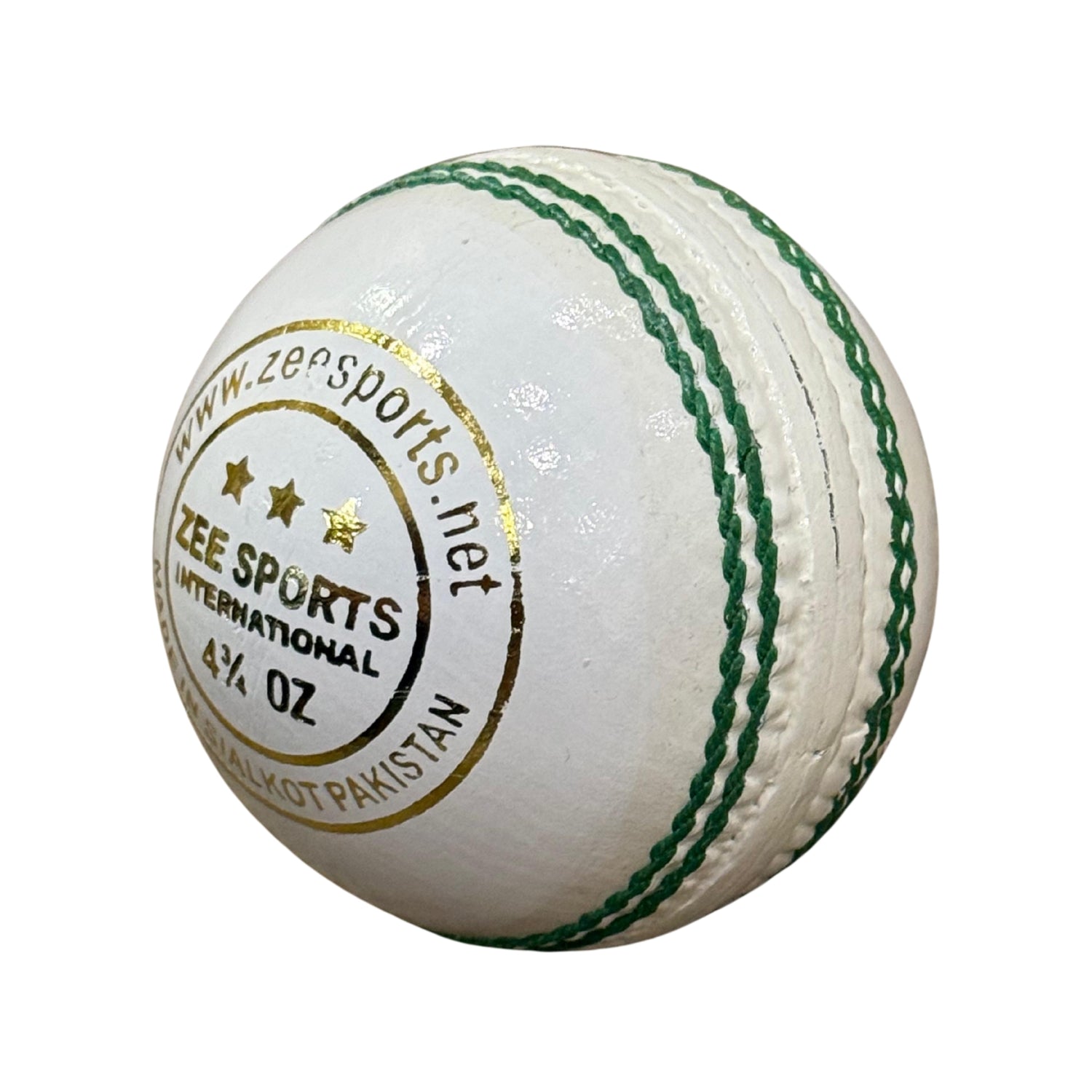 Zee Sports Cricket Ball Super Dragan Youth White/Neon Pink