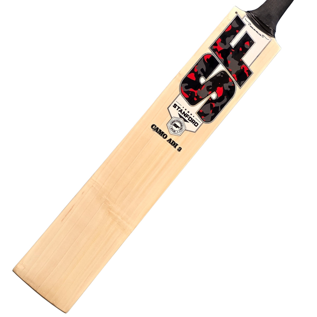 SF Cricket Bat Stanford 5 Star Camo Adi 3 English Willow SH Adult - image 11