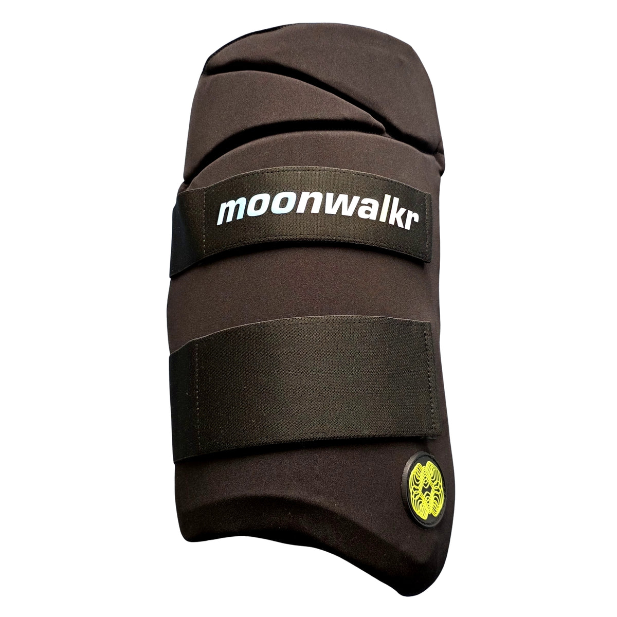 Moonwalkr Cricket Thigh Guard Set RH & LH Navy Blue/Black/White M & L Adult - image 9