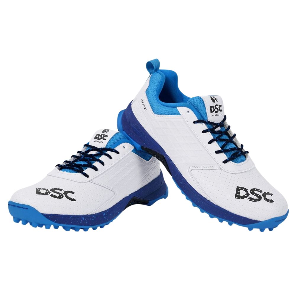DSC Jaffa 22 Cricket Shoes - White/Navy