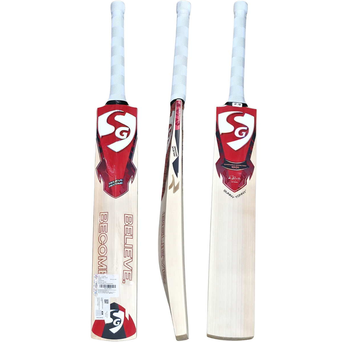 SG Cricket Bat Sunny Tonny Sunil Gavaskar Edition English Willow SH Adult