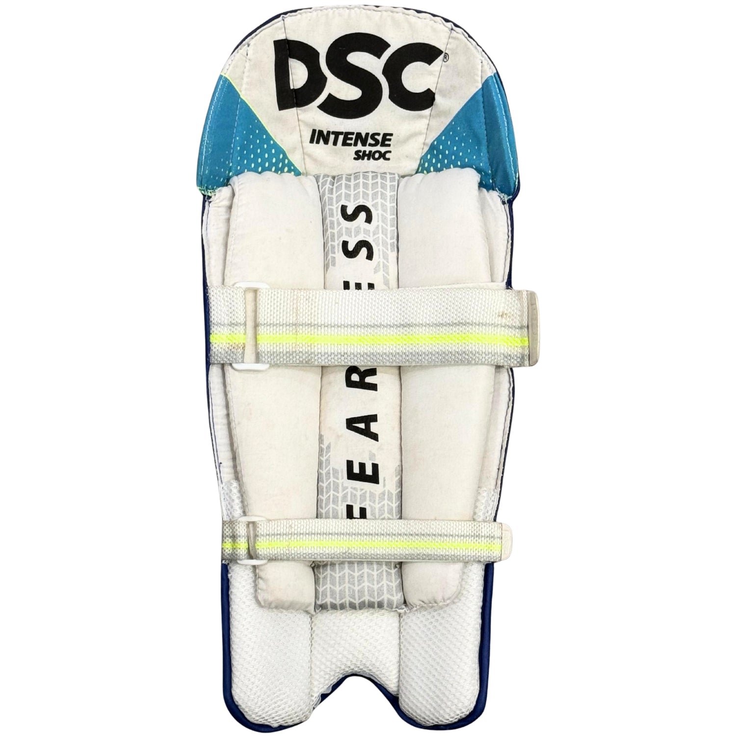 DSC Wicket Keeping Pads Intense Shoc Youth Blue