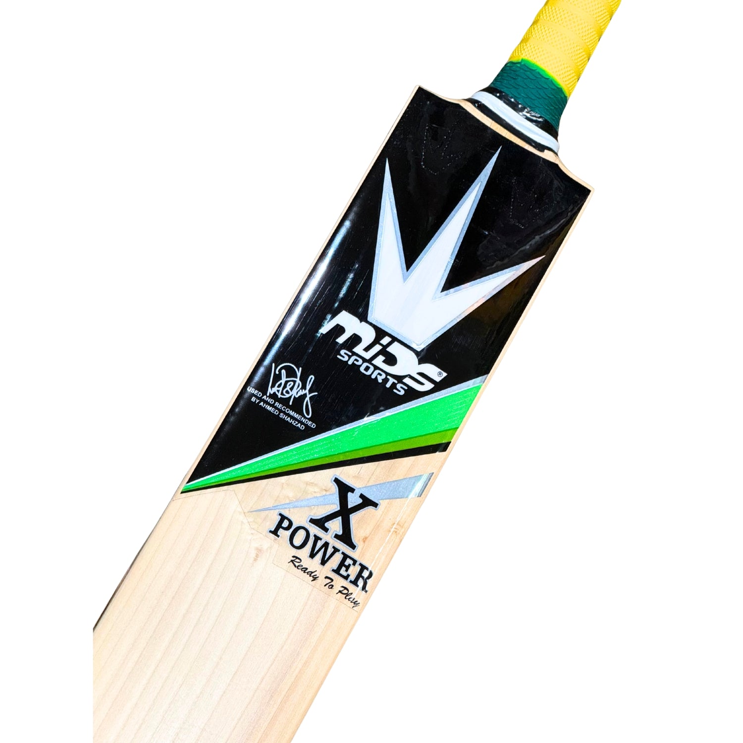 MIDS Cricket Bat X Power English Willow Green