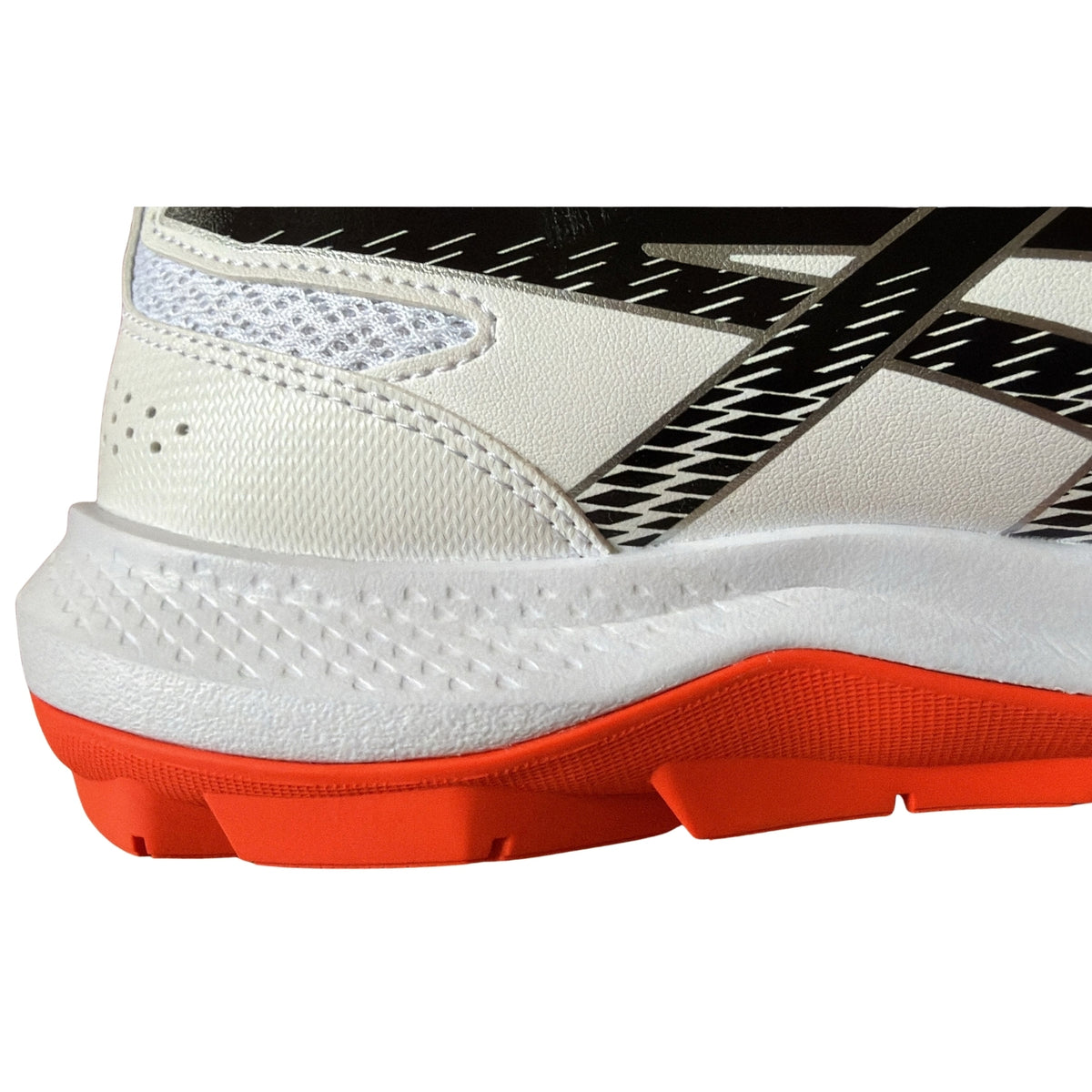 Asics Cricket Shoes Gel Peake 3 Unisex Field Shoes White/Black/Vibrant Orange 2026 Model